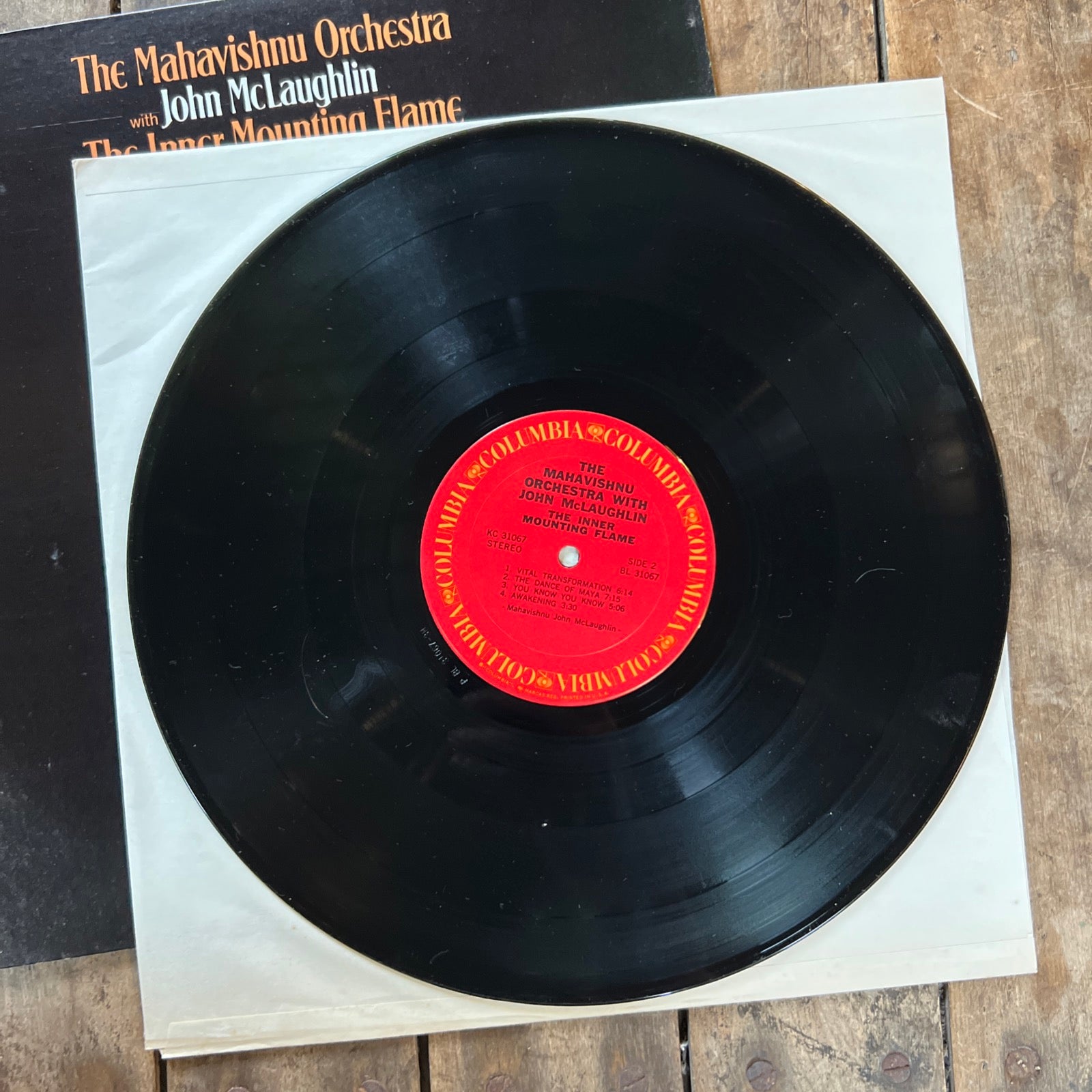 The Inner Mountain Flame - The Mahavishnu Orchestra & John McLaughlin - 1971 Columbia Records - LP Vinyl Album