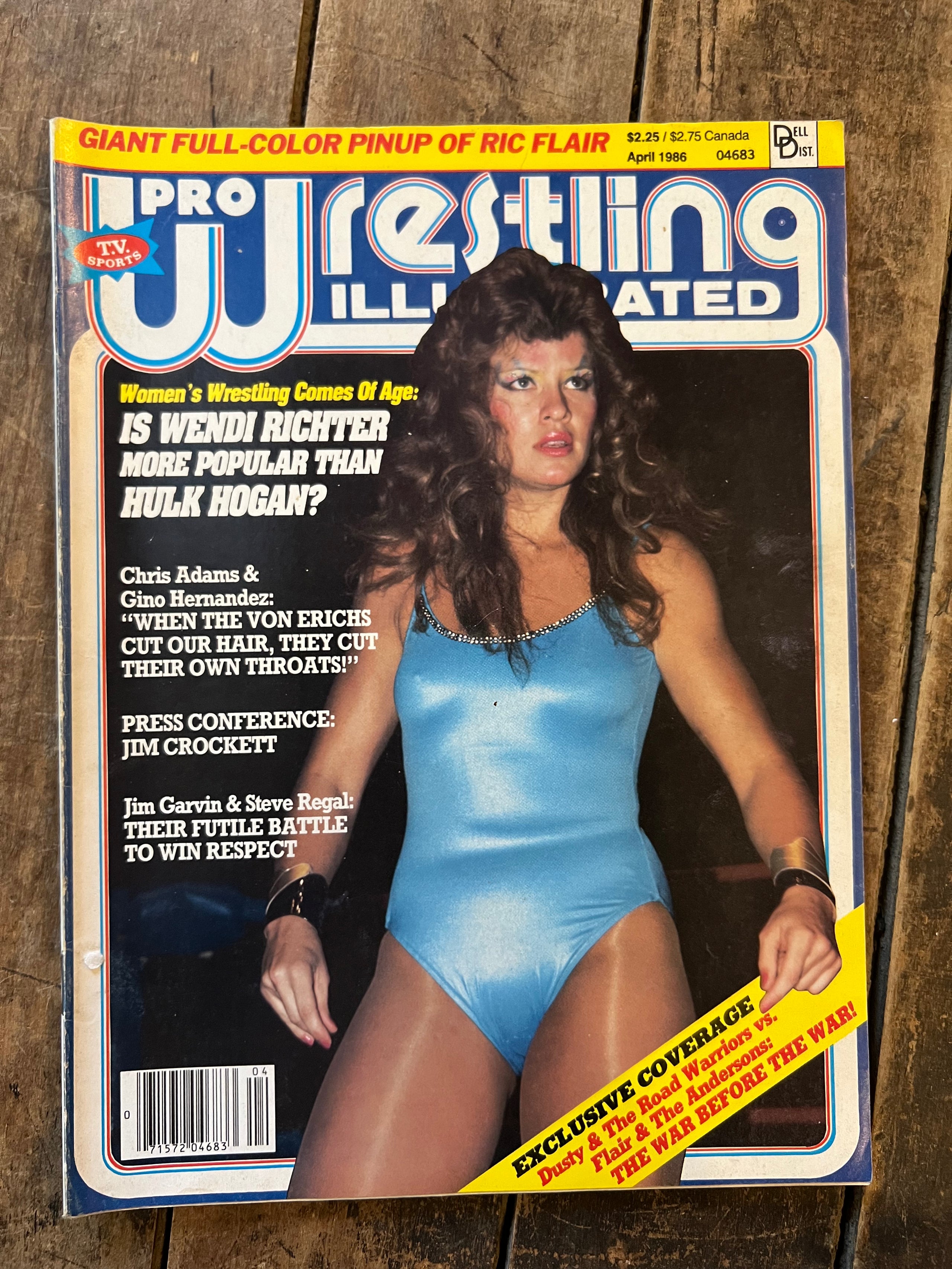 Pro Wrestling Illustrated Magazine - April 1986 - WWE / WWF - WENDI RICHTER