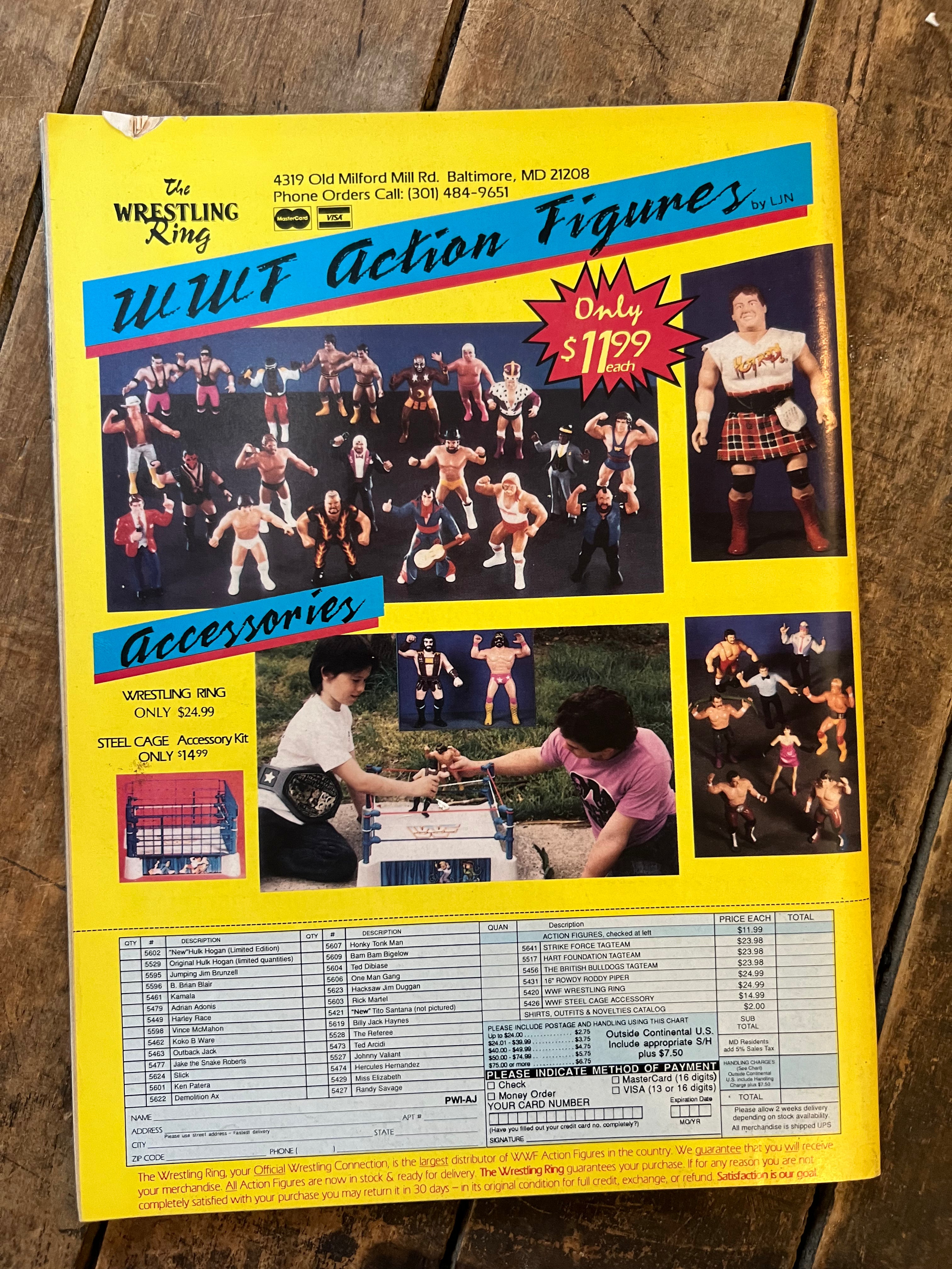Pro Wrestling Illustrated Magazine - April 1989 - WWE / WWF - The Macho Man