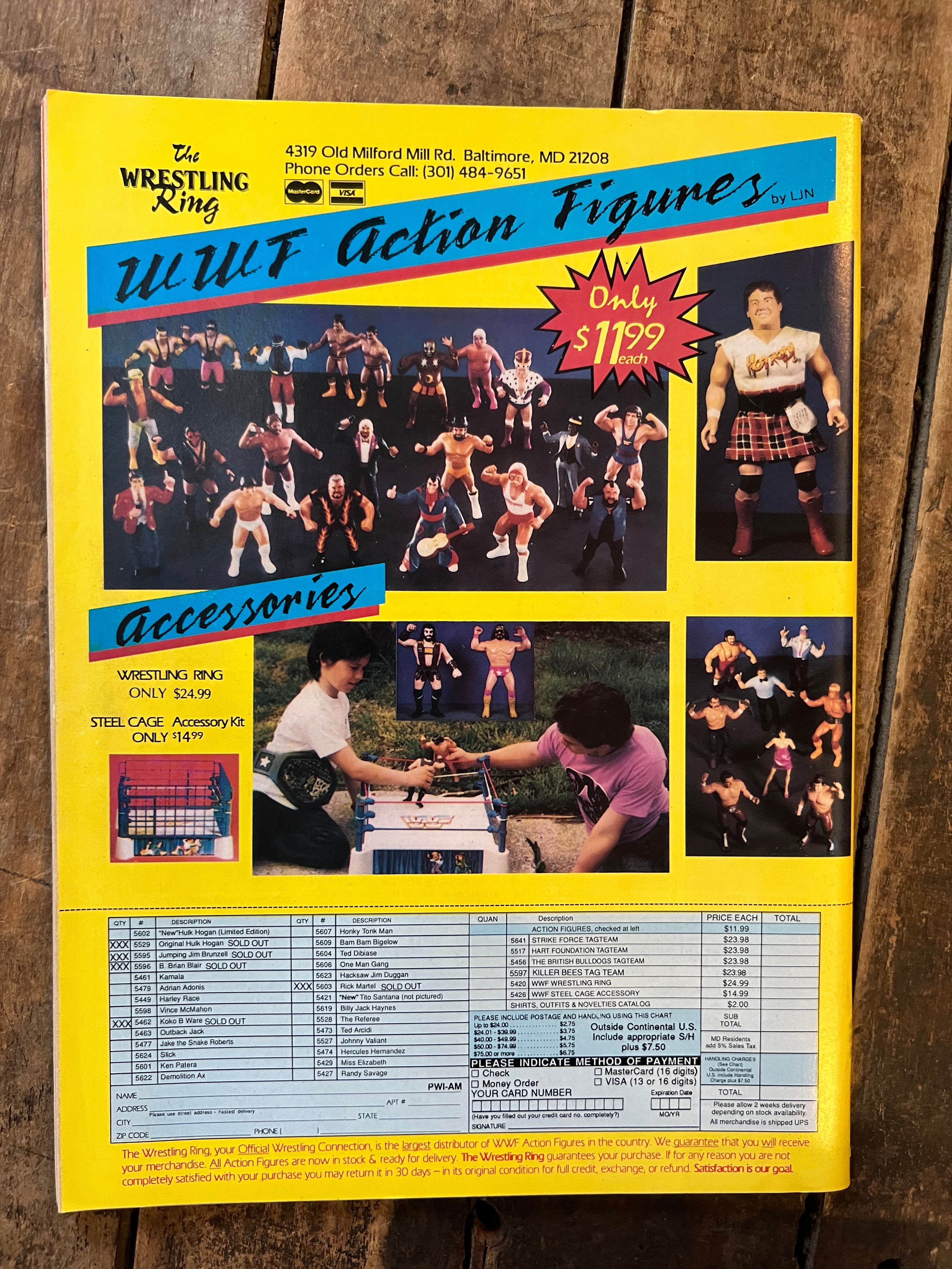 Pro Wrestling Illustrated Magazine - August 1989 - WWE / WWF - Hulk Hogan