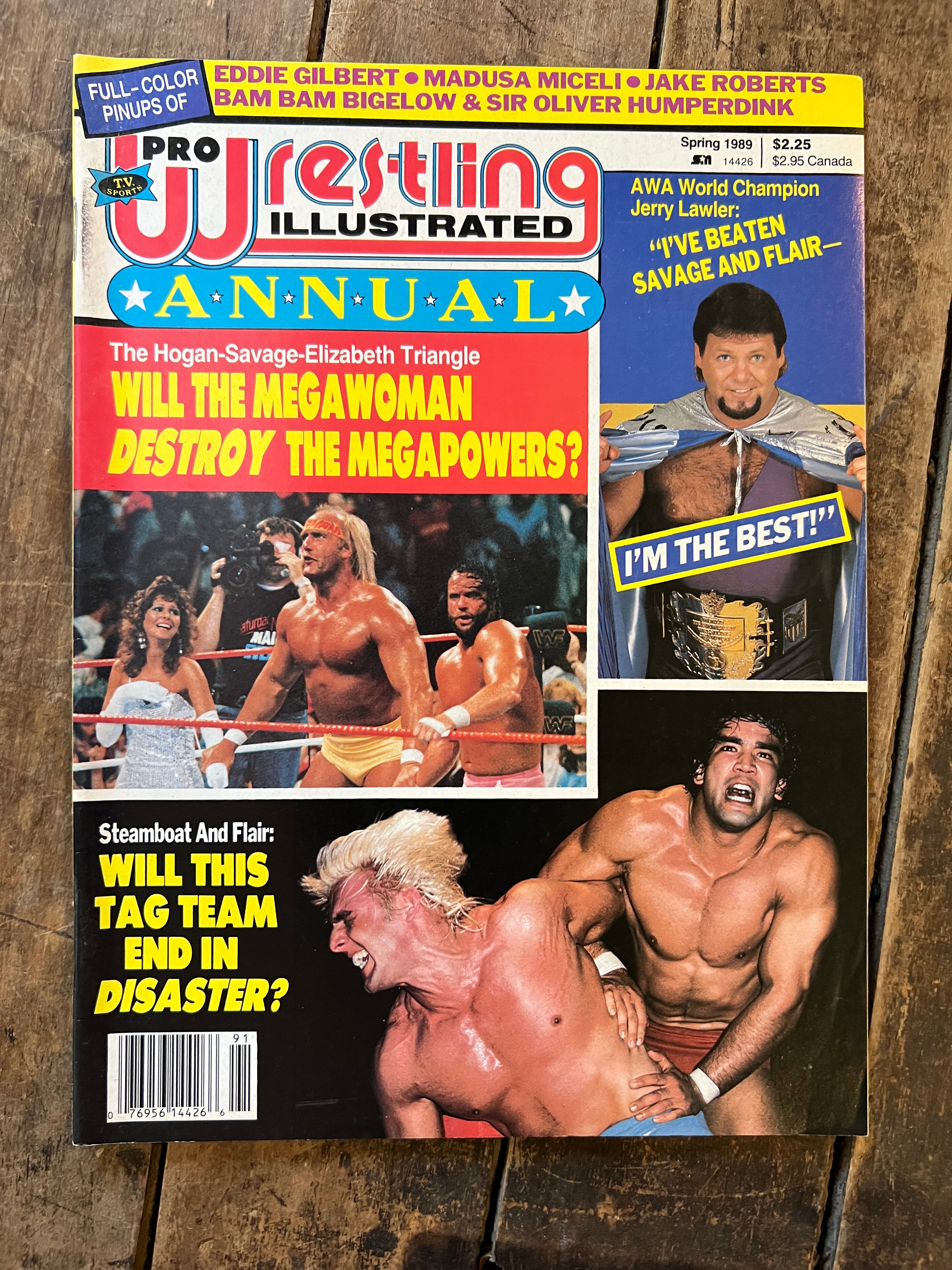 Pro Wrestling Illustrated Annual Magazine - Spring 1989 - WWE / WWF - Jerry Lawler
