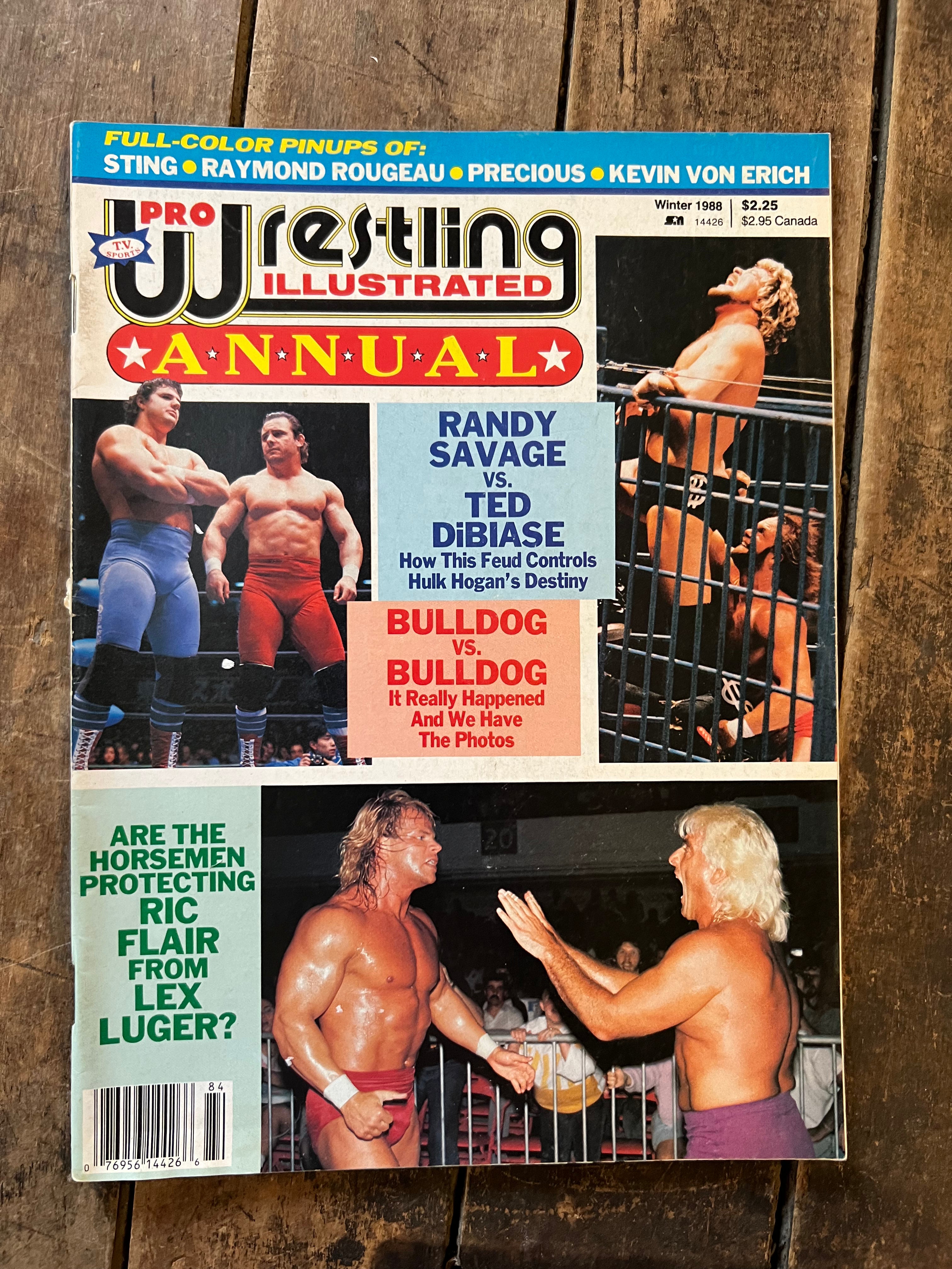 Pro Wrestling Illustrated Magazine - Winter 1988 - WWE / WWF - Annual