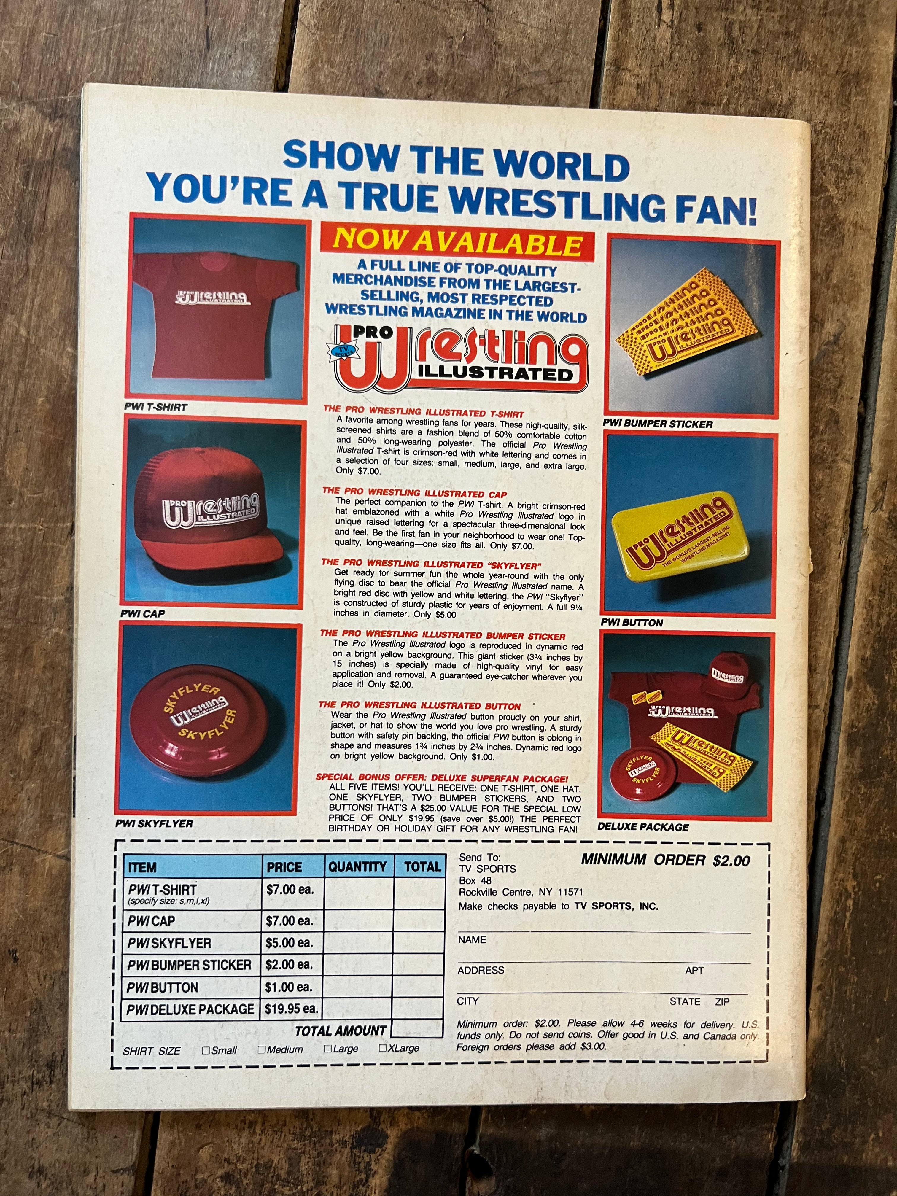 Pro Wrestling Illustrated Magazine - Winter 1988 - WWE / WWF - Annual