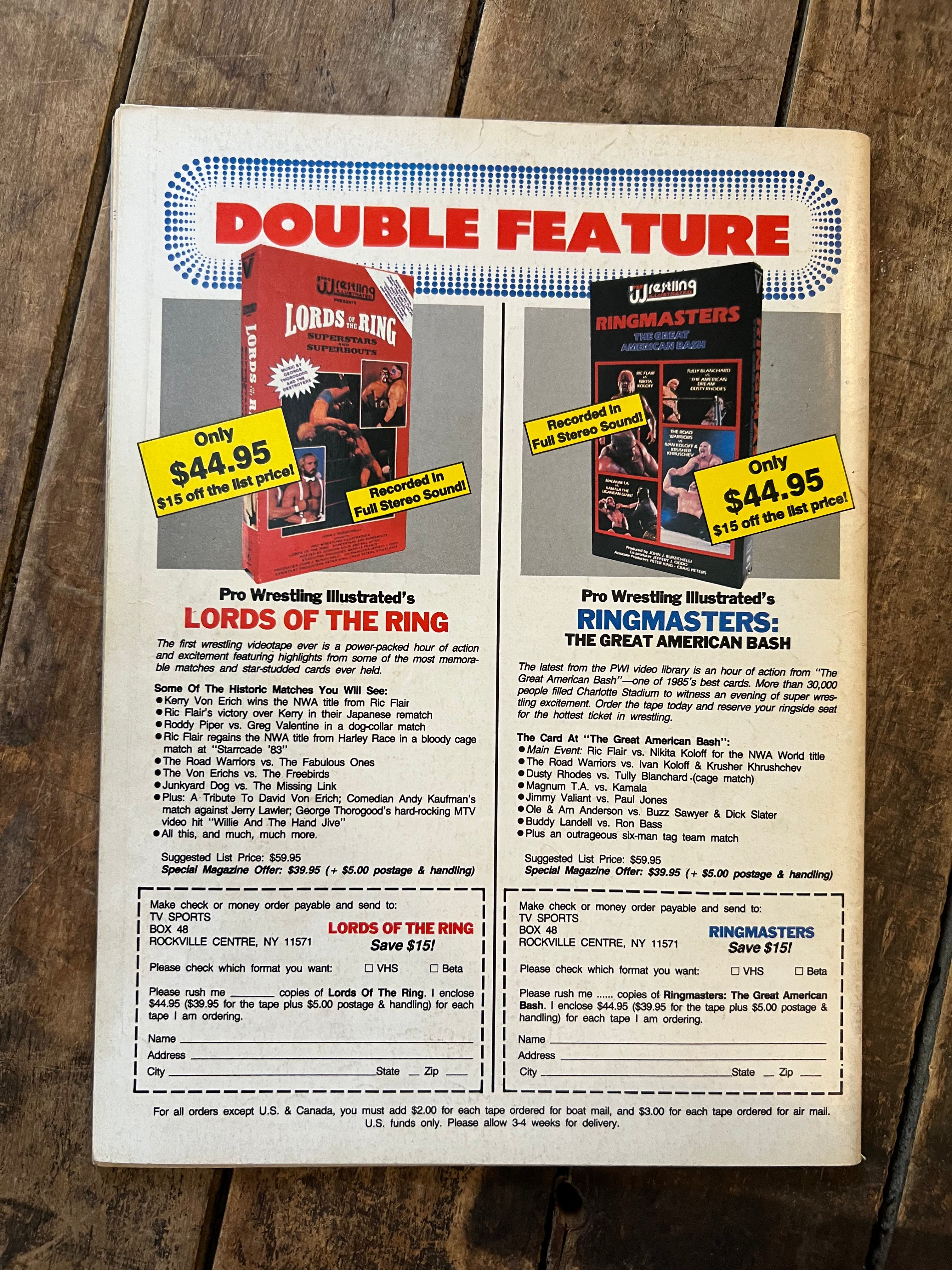 Inside Wrestling Magazine - October 1988 - WWE / WWF - Hogan & Savage Cover