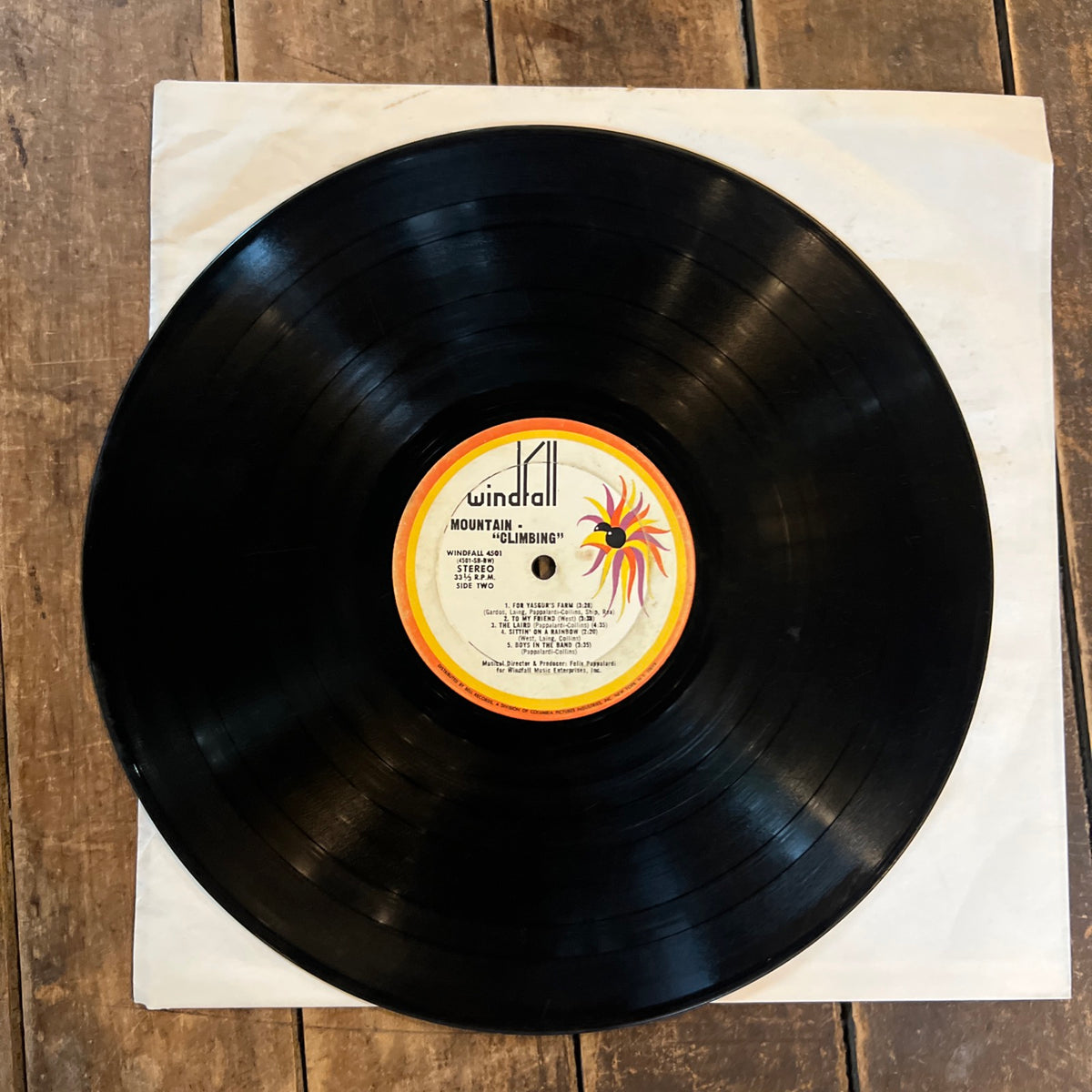 Mountain Climbing - 1970 Windfall Records - LP Vinyl Album