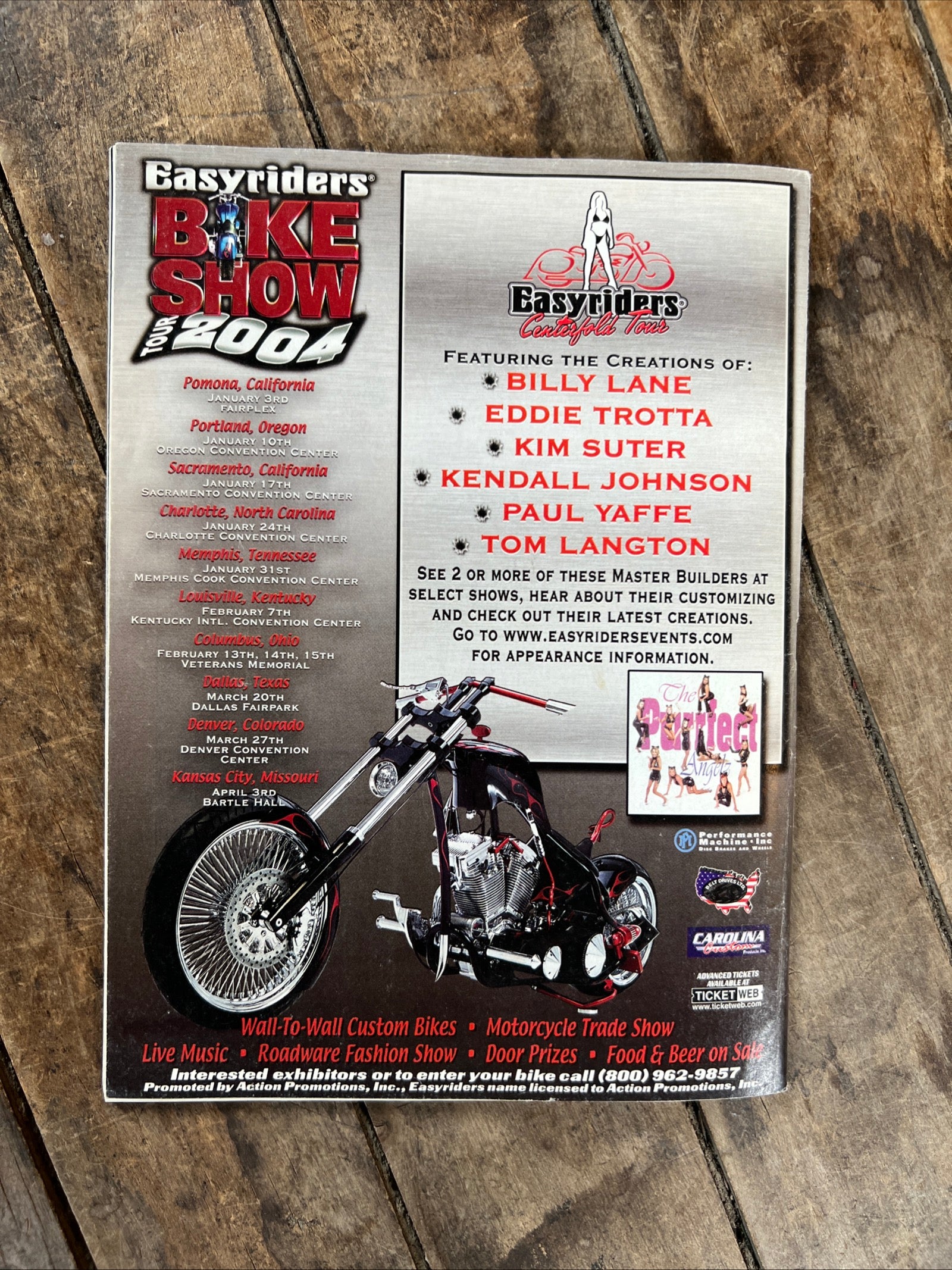 BIKER an Easyriders Magazine - March 2004 Issue - Motorcycle Lifestyle Magazine