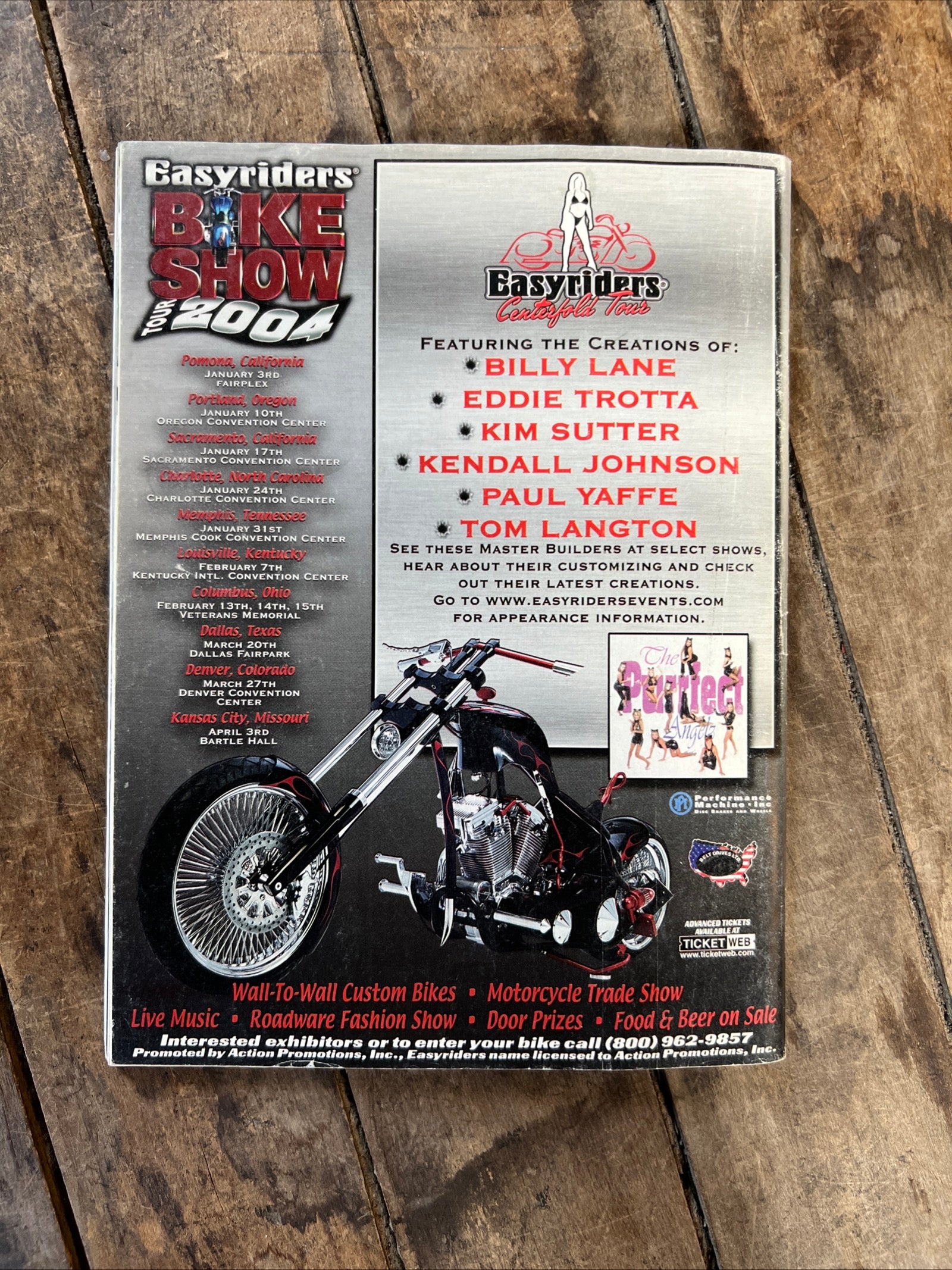 BIKER an Easyriders Magazine - January 2004 Issue - Motorcycle Lifestyle Magazine