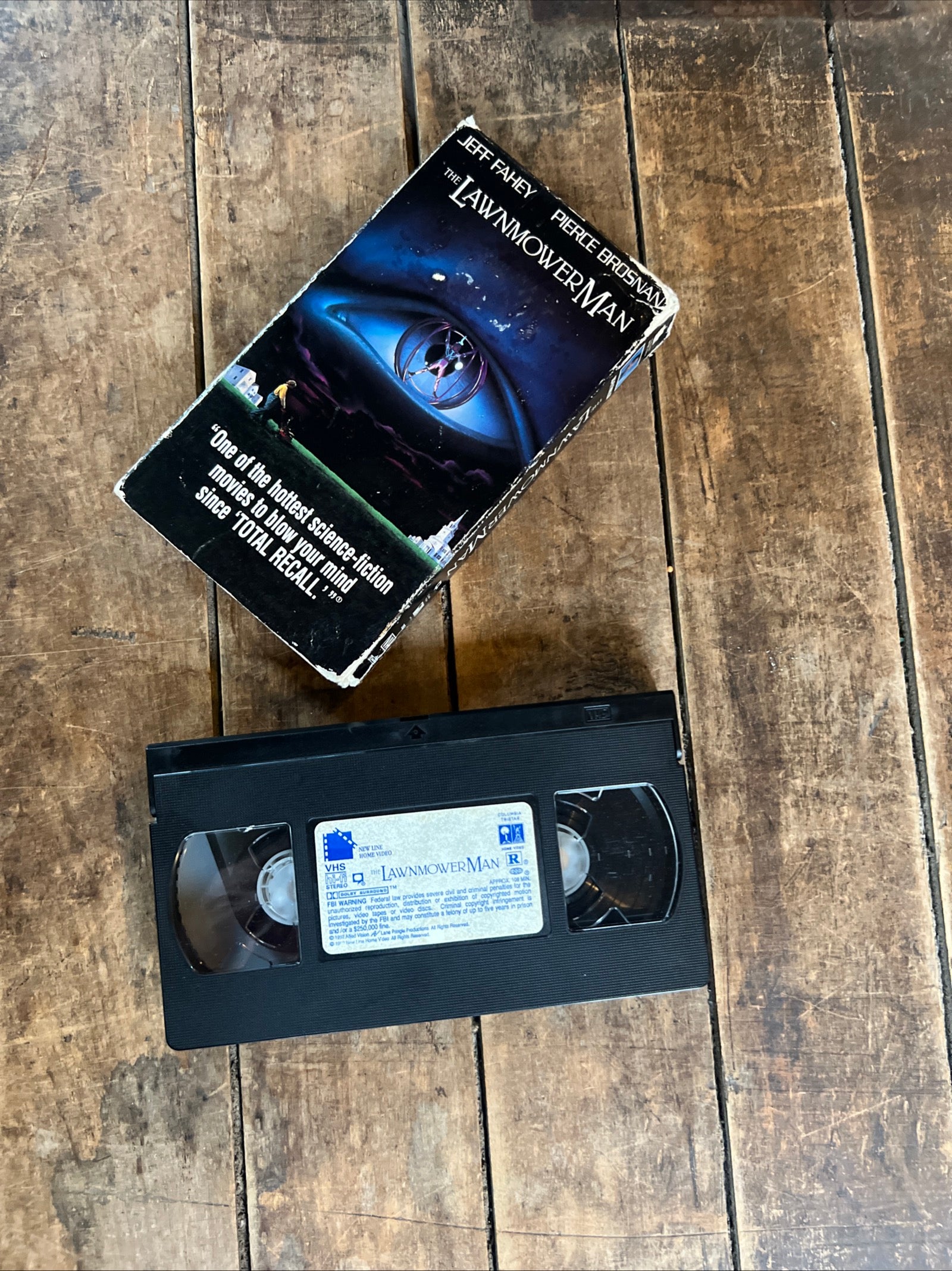 The Lawnmower Man ( VHS 1992 ) Horror / Sci-Fi [R]