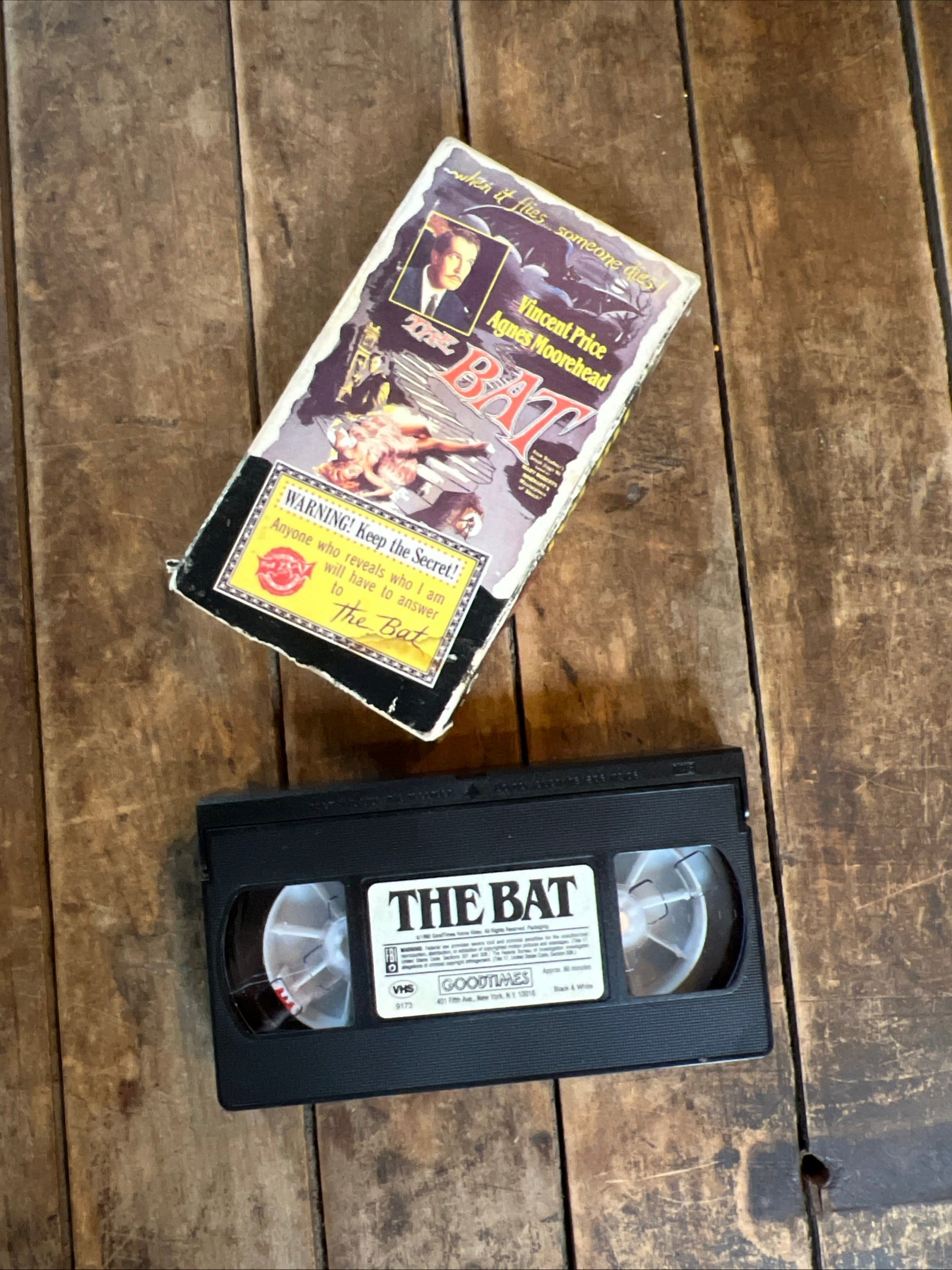 The Bat ( VHS 1959 ) Horror / Mystery [NR]
