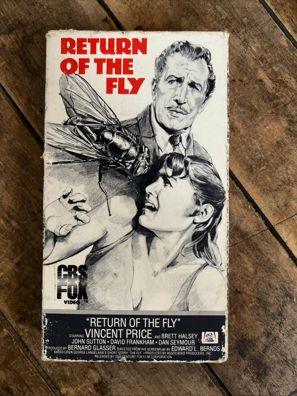 Return Of The Fly ( VHS 1959 ) Horror / Sci-Fi [NR]