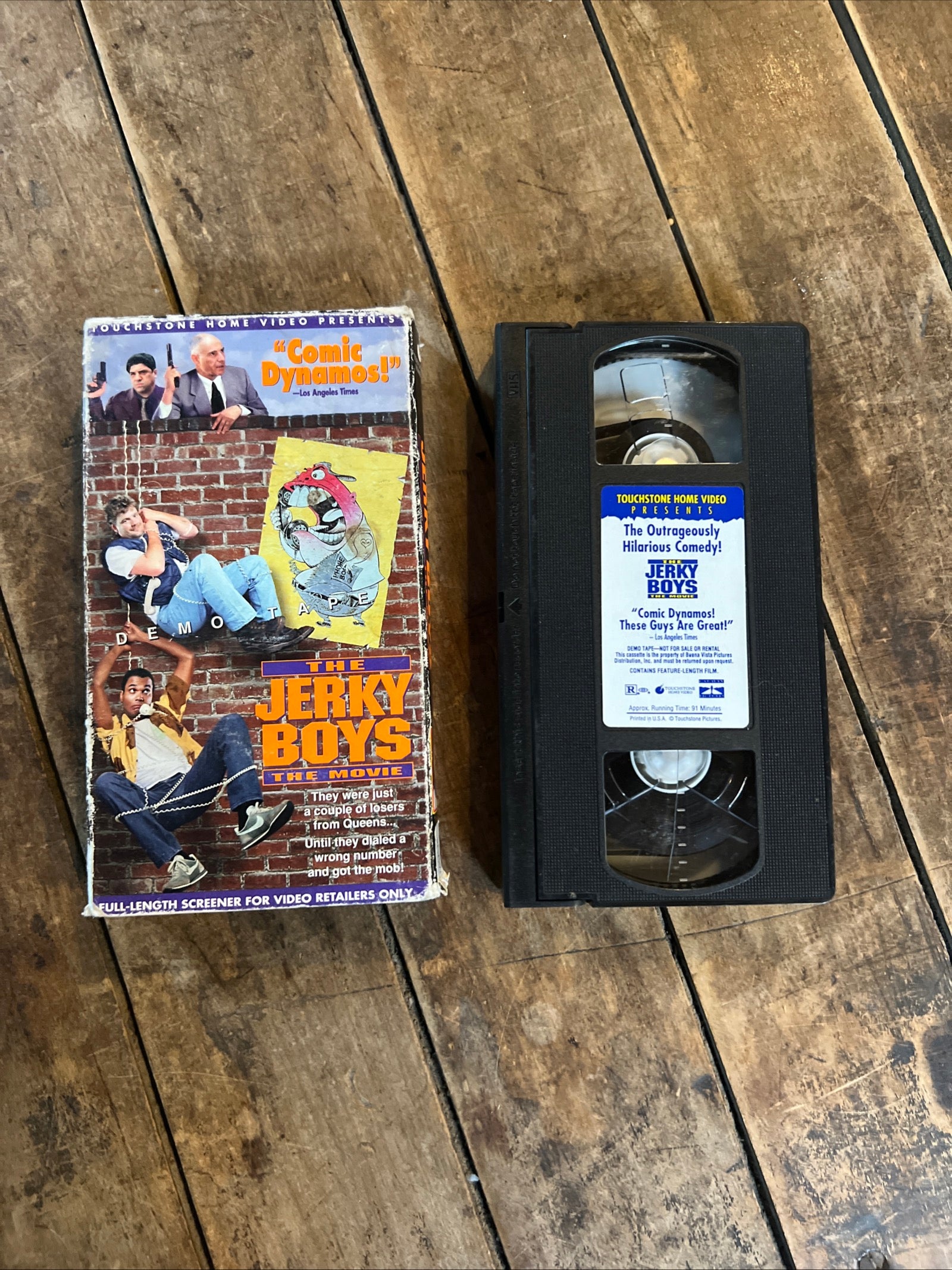 The Jerky Boys Movie ( VHS 1995 ) Comedy/ Thriller [R] RARE DEMO TAPE