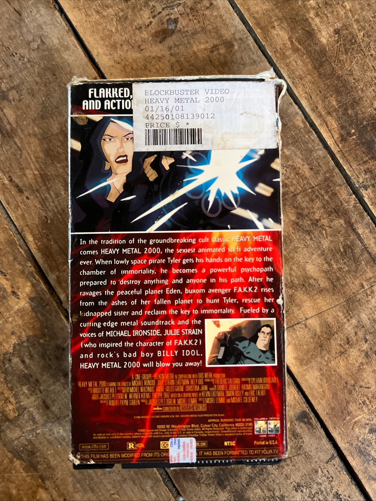 Heavy Metal 2000 ( VHS 2000 ) Sci-Fi / Action [R]