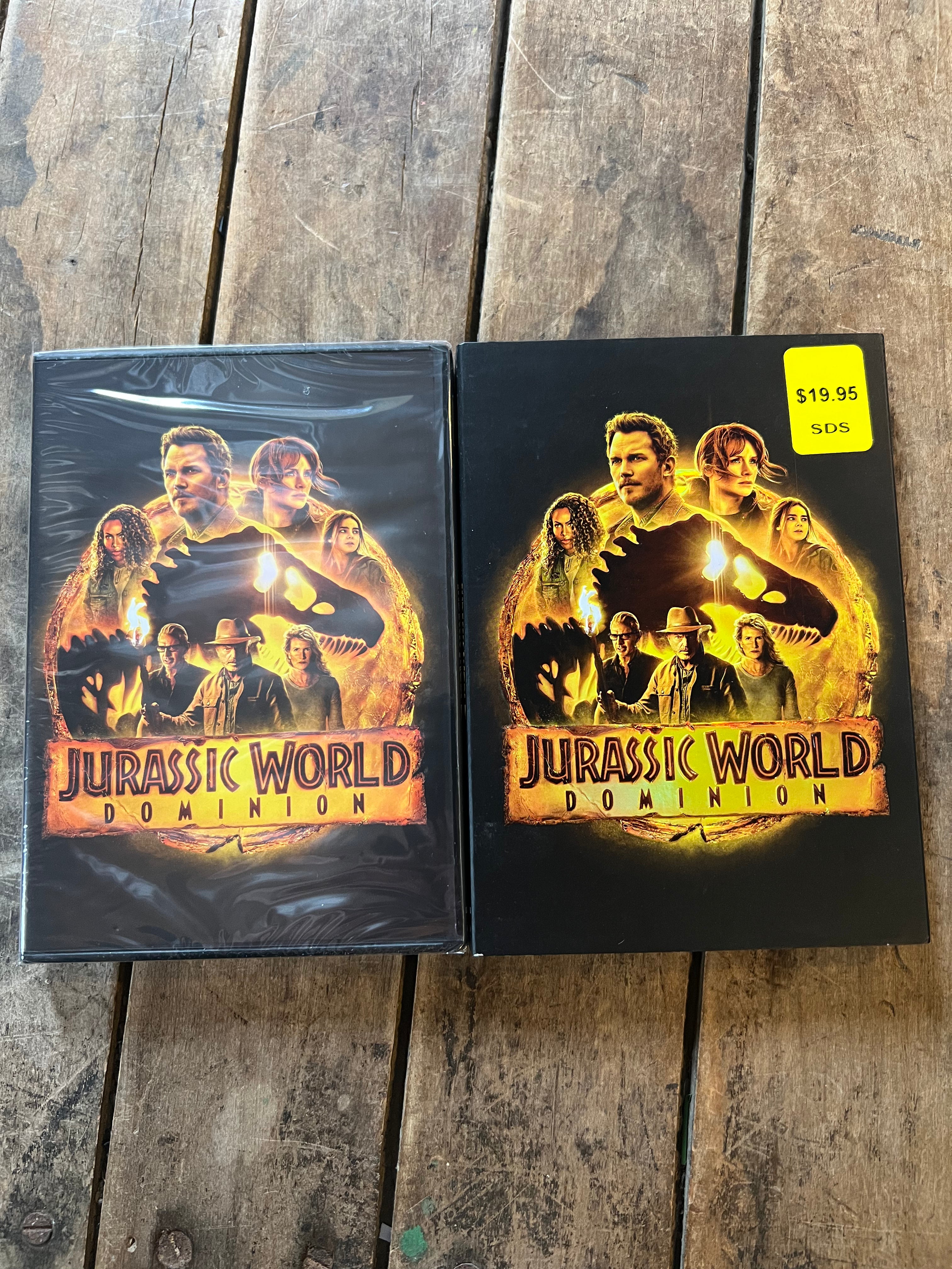 Jurassic World Dominion ( DVD 2022 ) Chris Pratt & Jeff Goldblum - New Sealed movie & slip cover
