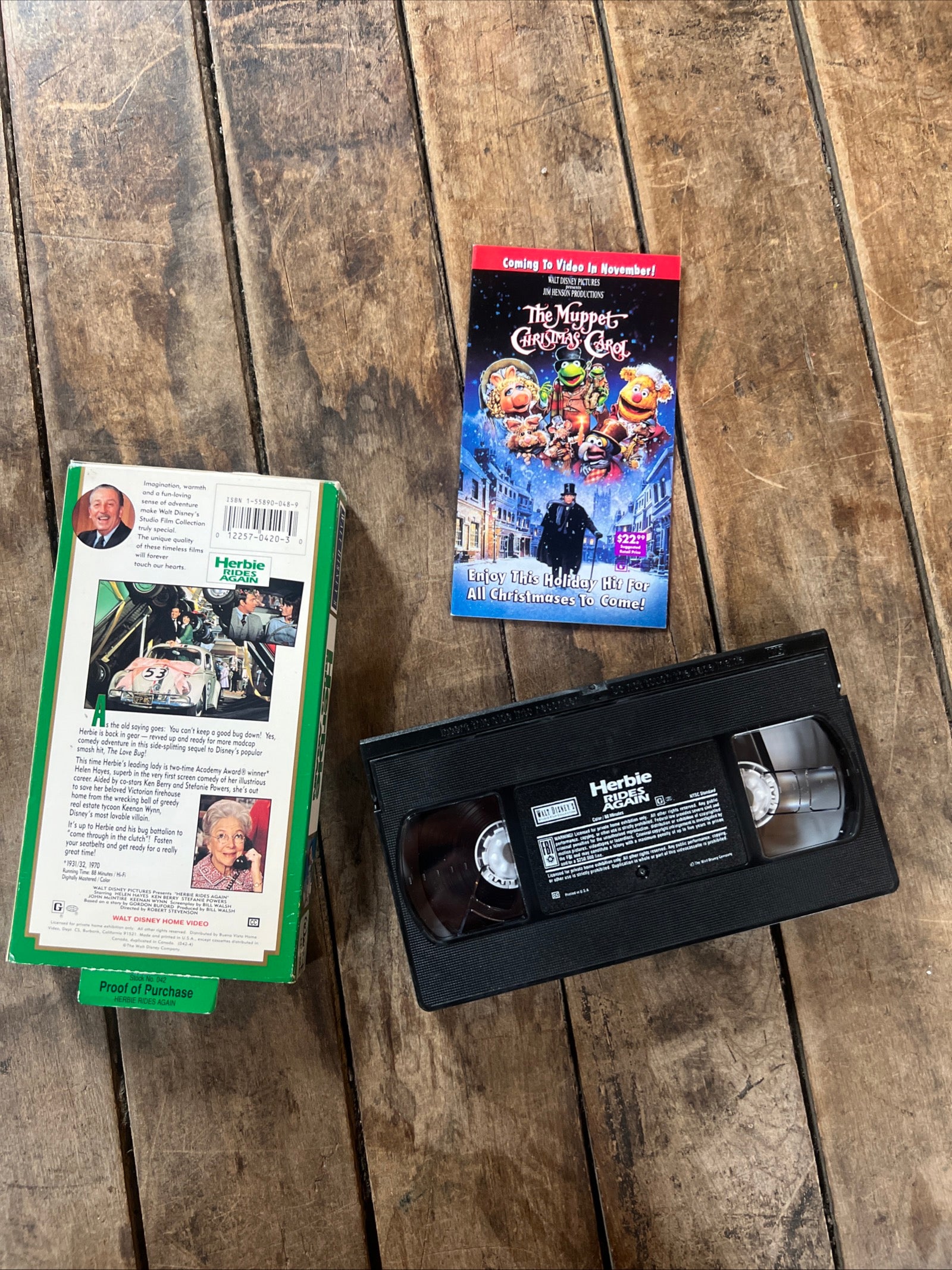 Herbie Rides Again ( VHS 1974 ) Comedy / Family [G] Walt Disney’s Studio Film