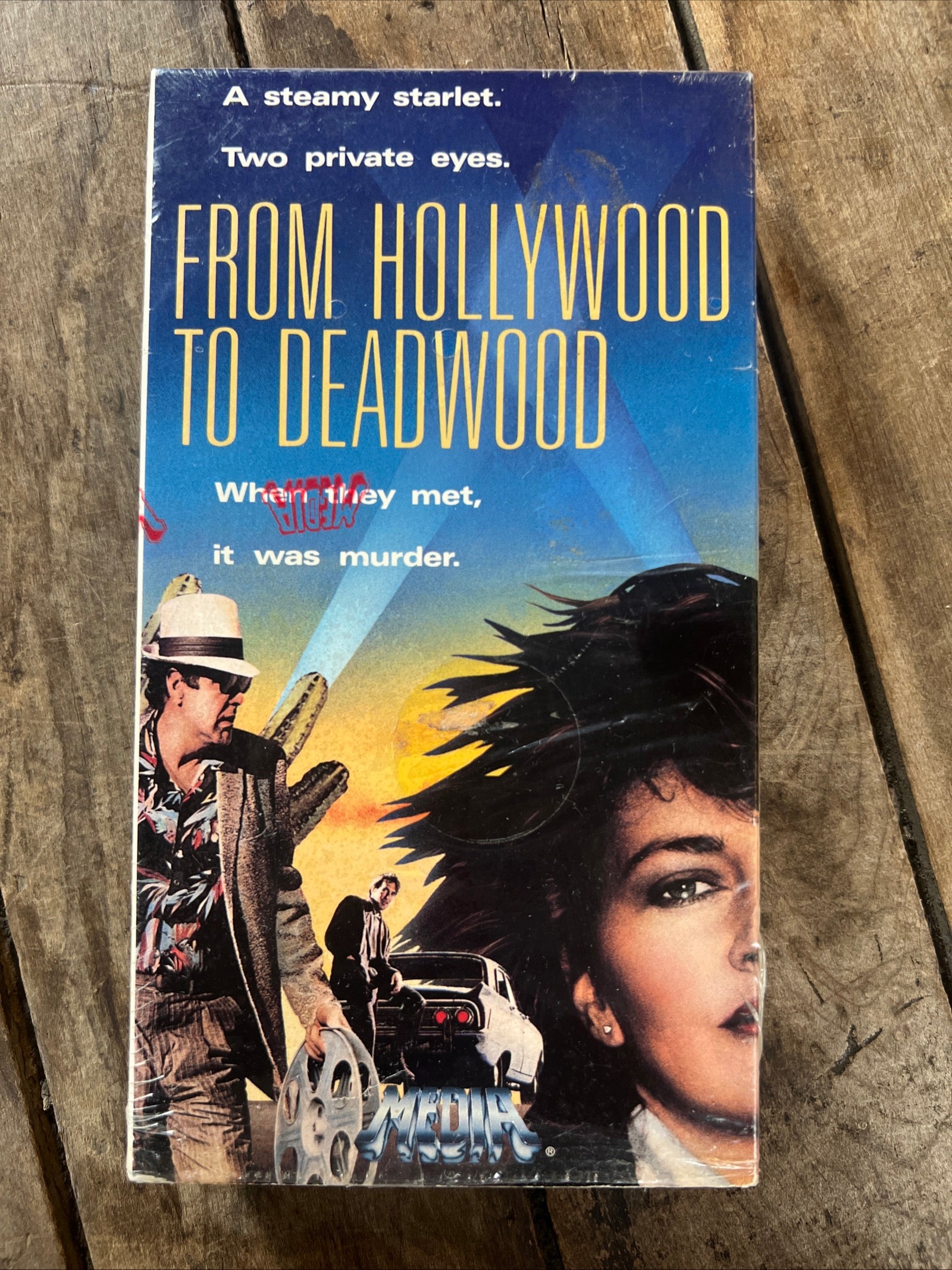 From Hollywood To Deadwood ( VHS 1988) Mystery / Thriller [R]
