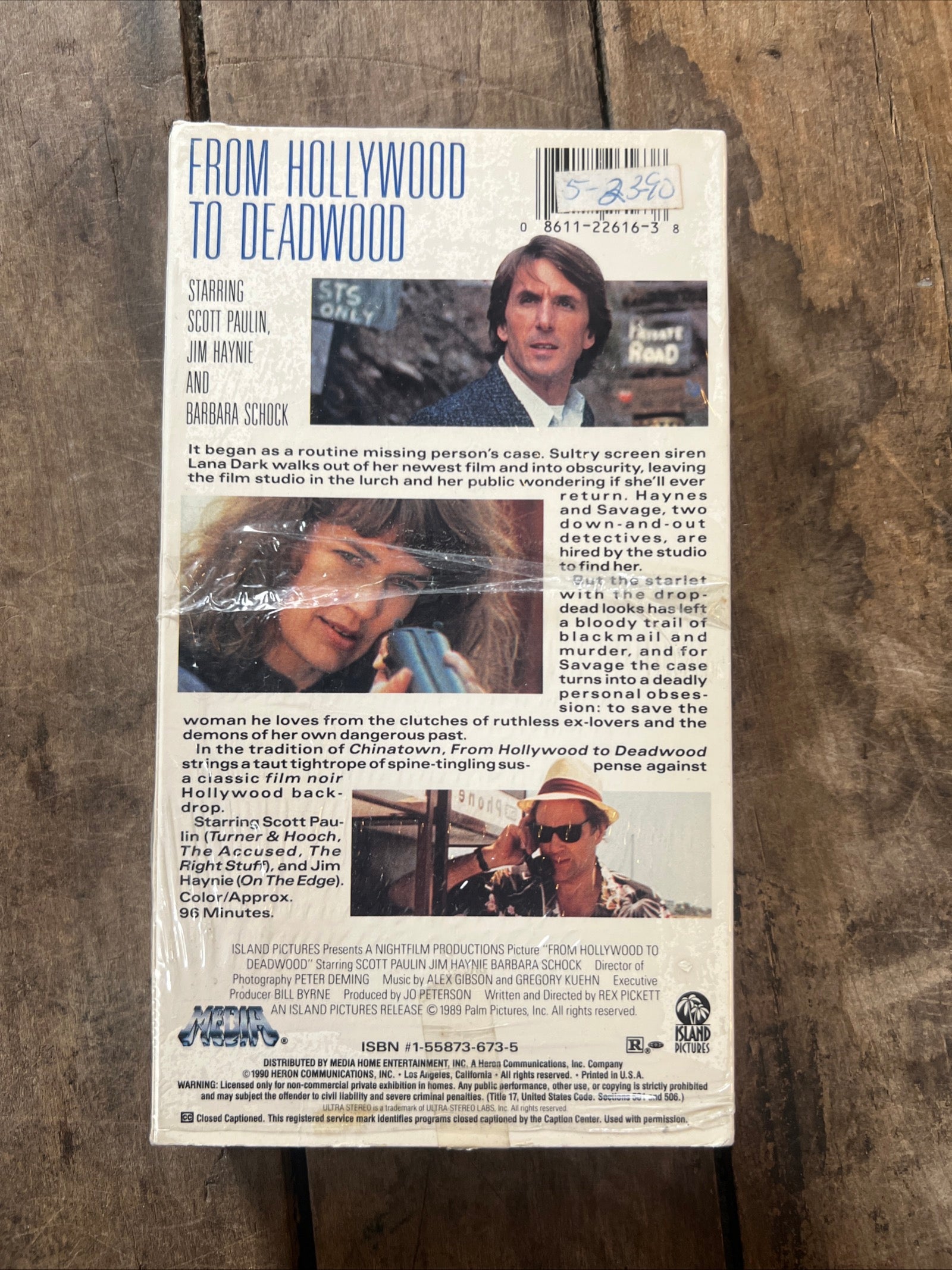 From Hollywood To Deadwood ( VHS 1988) Mystery / Thriller [R]