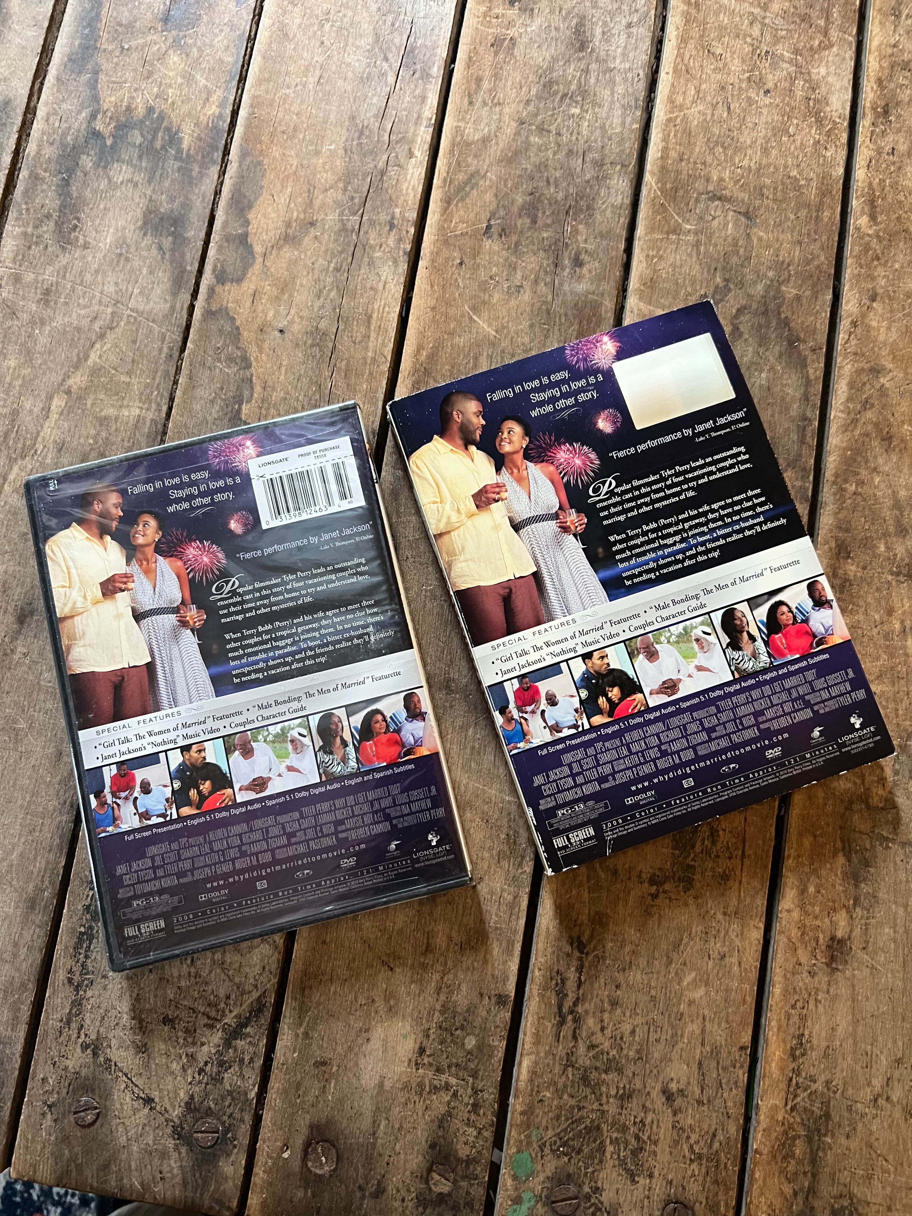 Why Did I Get Married Too? ( DVD 2010 ) Tyler Perry & Janet Jackson - New Sealed