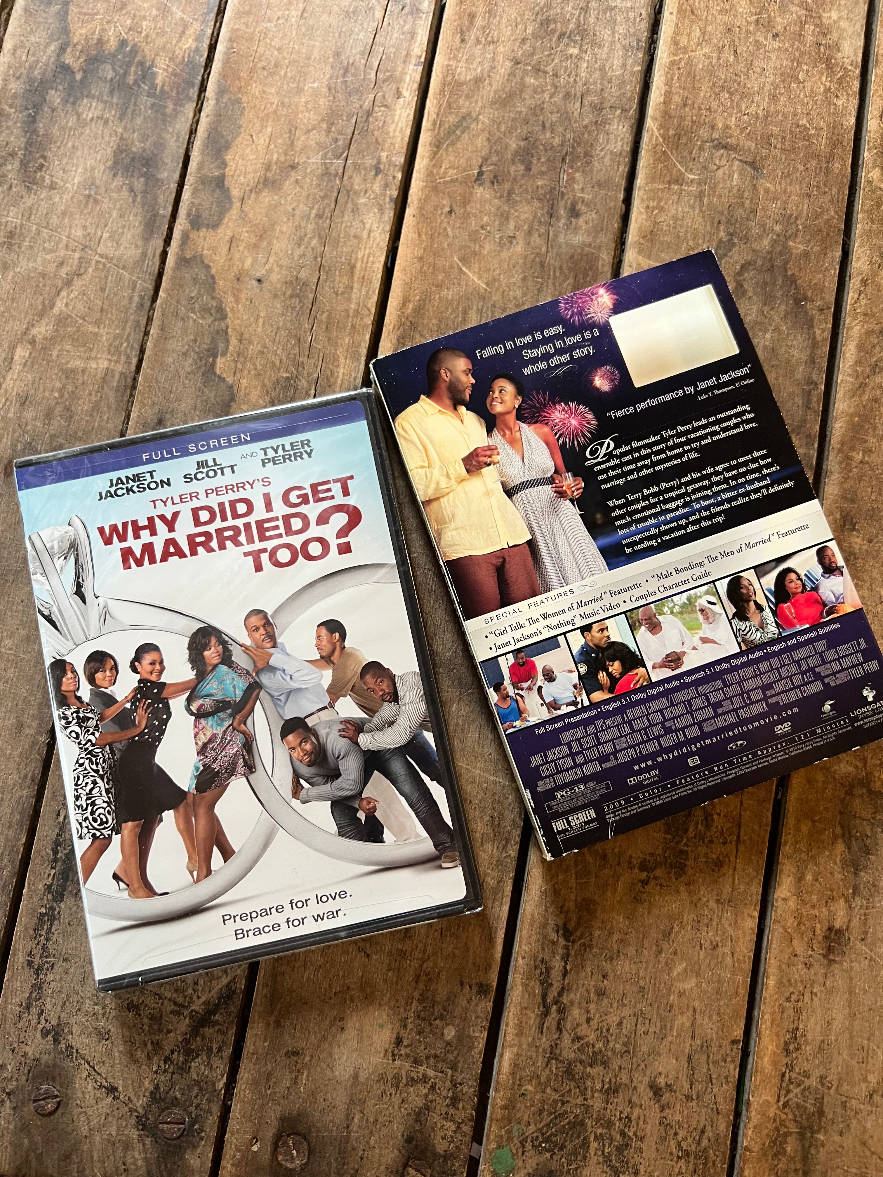 Why Did I Get Married Too? ( DVD 2010 ) Tyler Perry & Janet Jackson - New Sealed