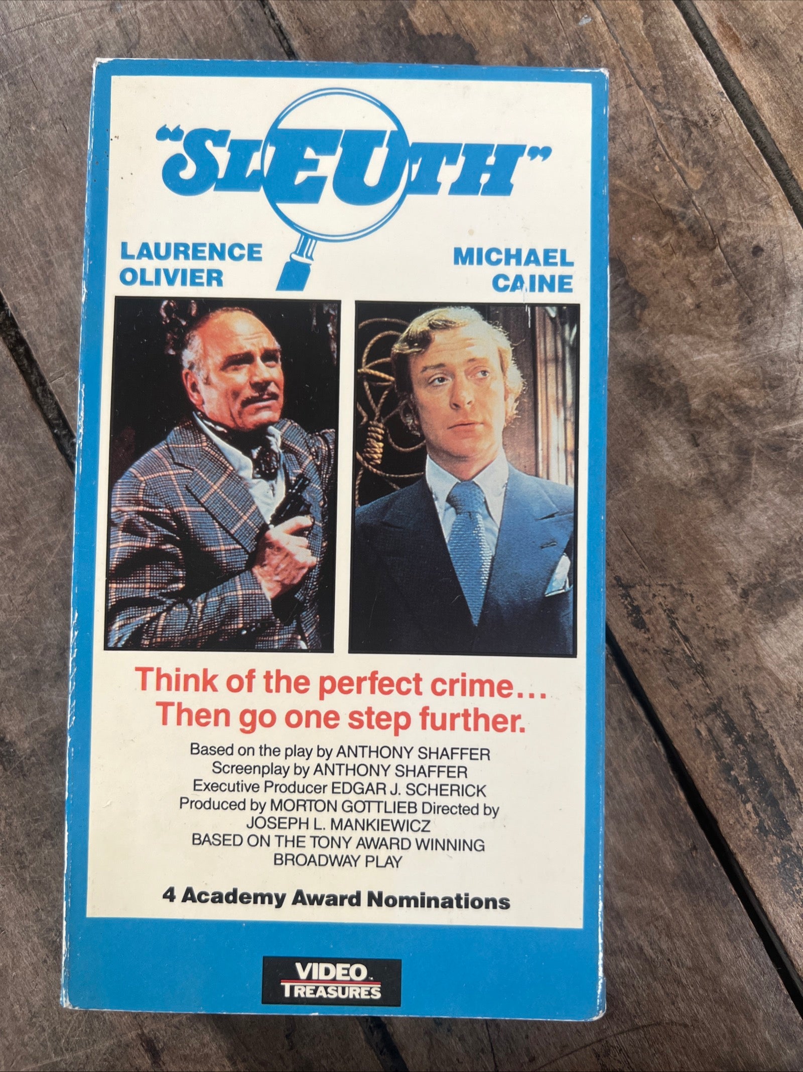 SLEUTH ( VHS 1972 ) Thriller / Mystery [PG] Michael Caine & Laurence Olivier