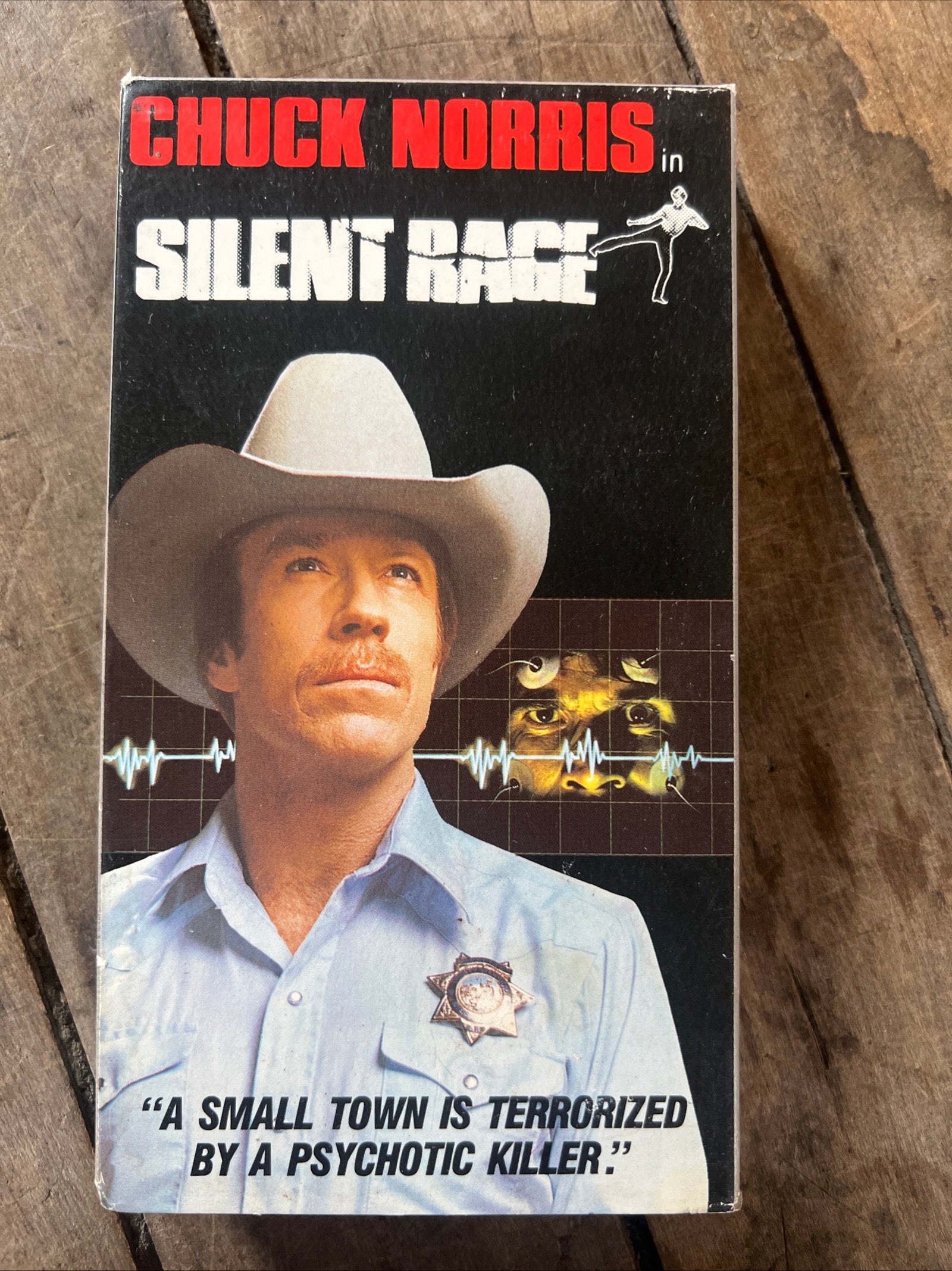 Silent Rage ( VHS 1982 ) Action / Horror [R] Starring Chuck Norris
