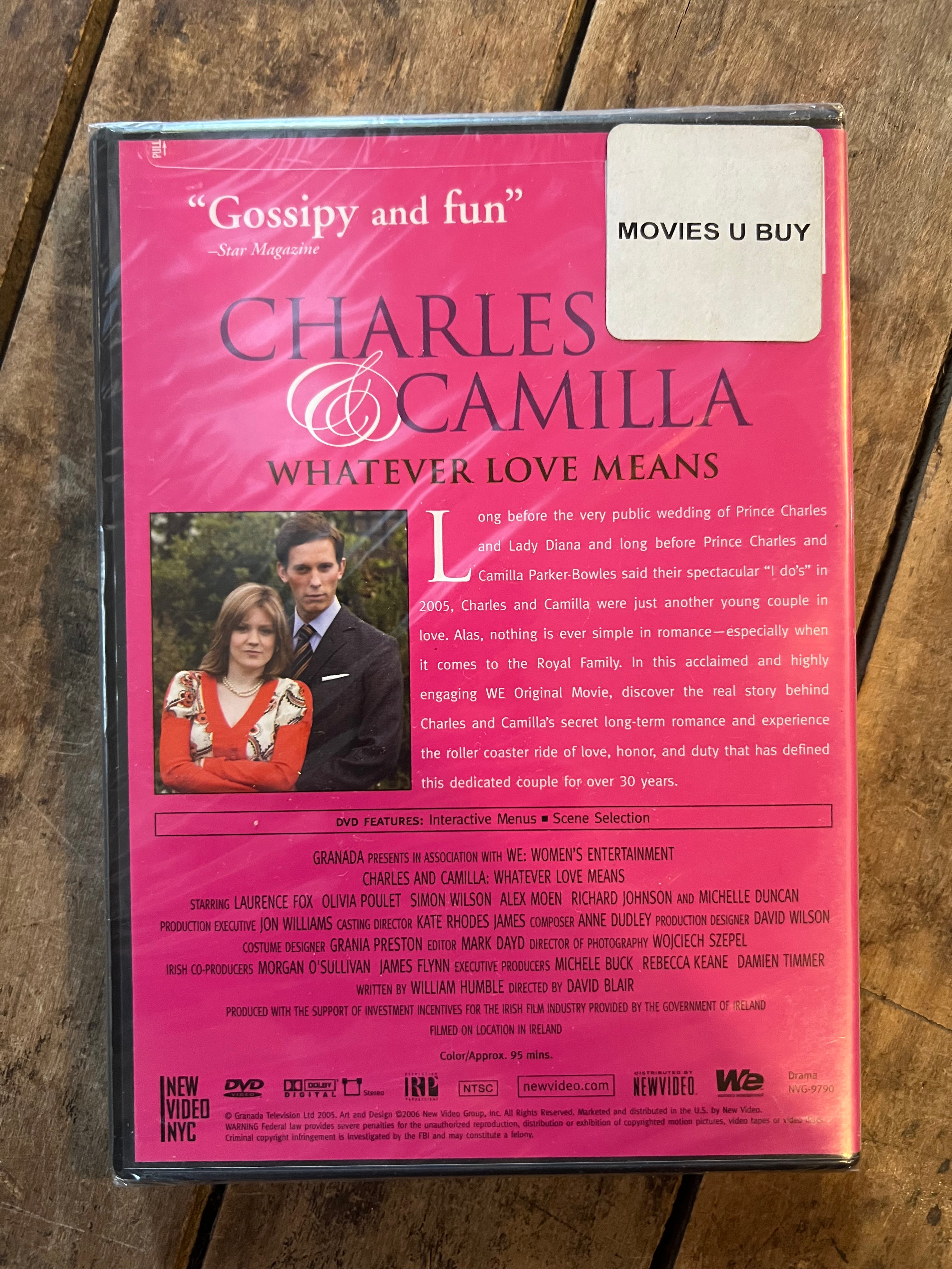 Charles & Camilla “Whatever Love Means” ( DVD 2005) Olivia Poulet - New Sealed
