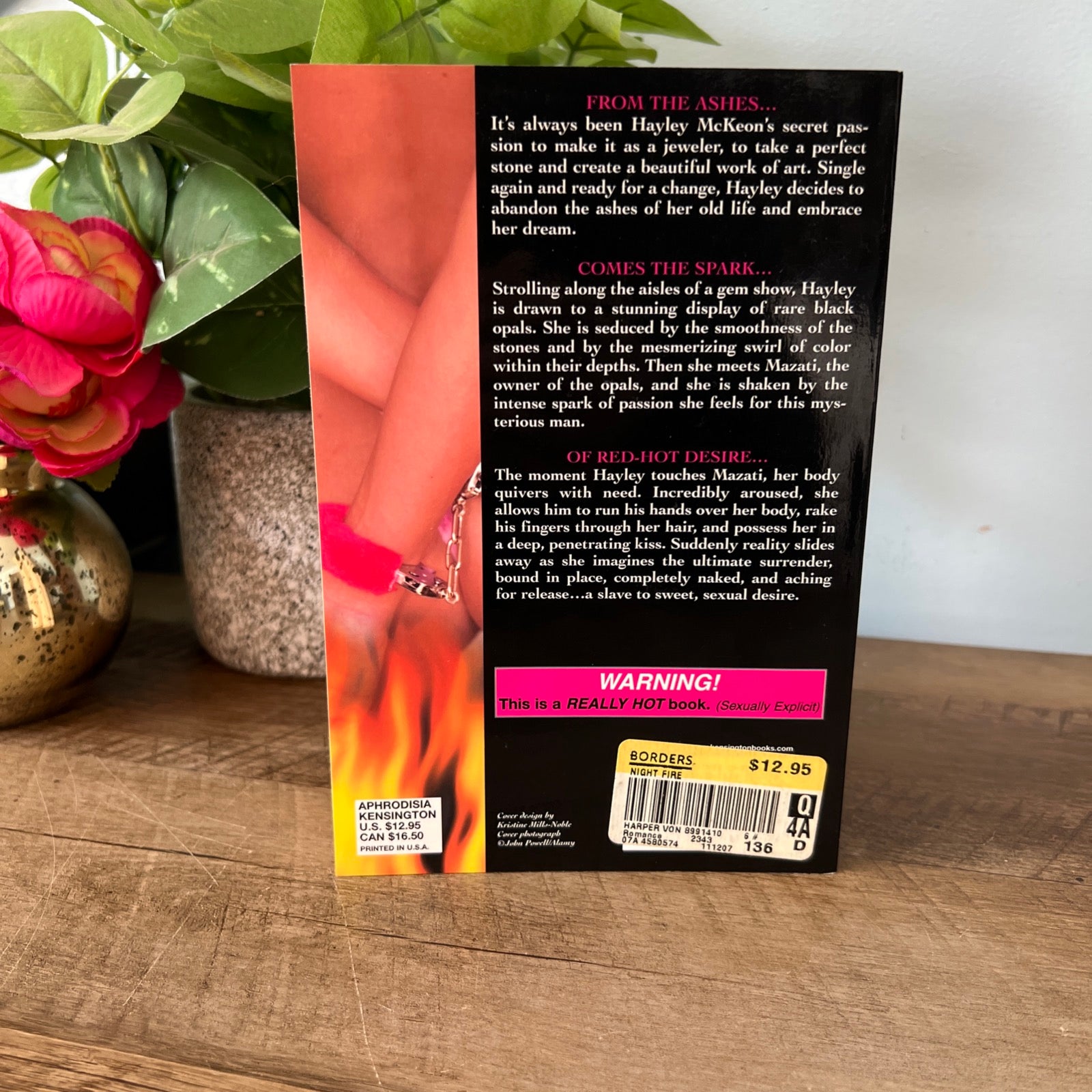 Night Fire by Vonna Harper - Paperback Erotica by Kensington Books