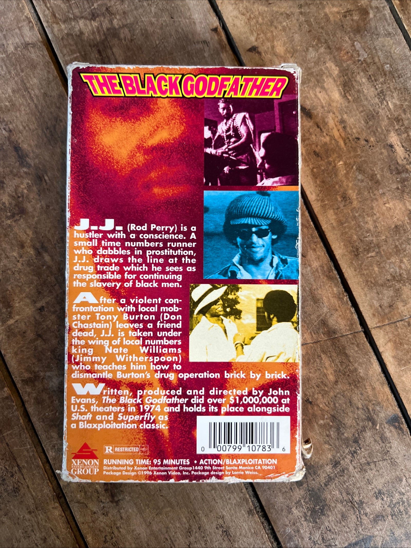 The Black Godfather (VHS 1974) Action / Crime [R]