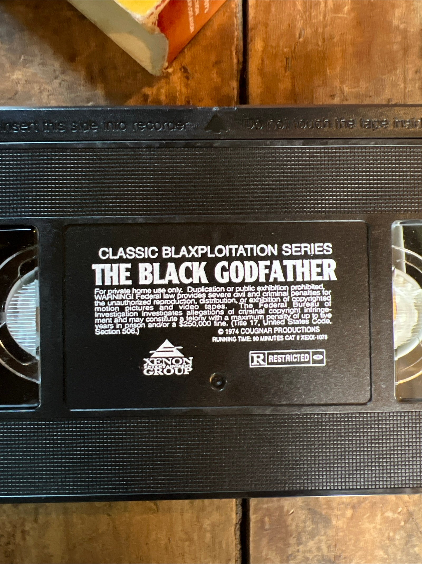 The Black Godfather (VHS 1974) Action / Crime [R]