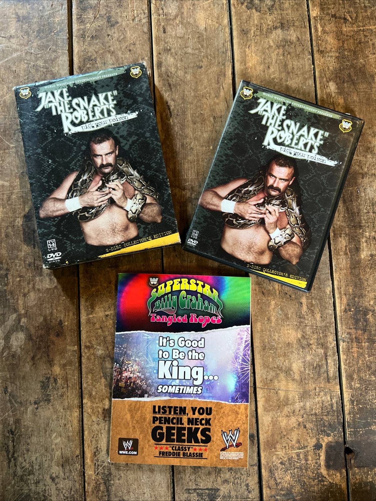 Jake The Snake Roberts ( DVD 2005 ) WWF / WWE [NR] 2 Disc Special Collector’s Edition