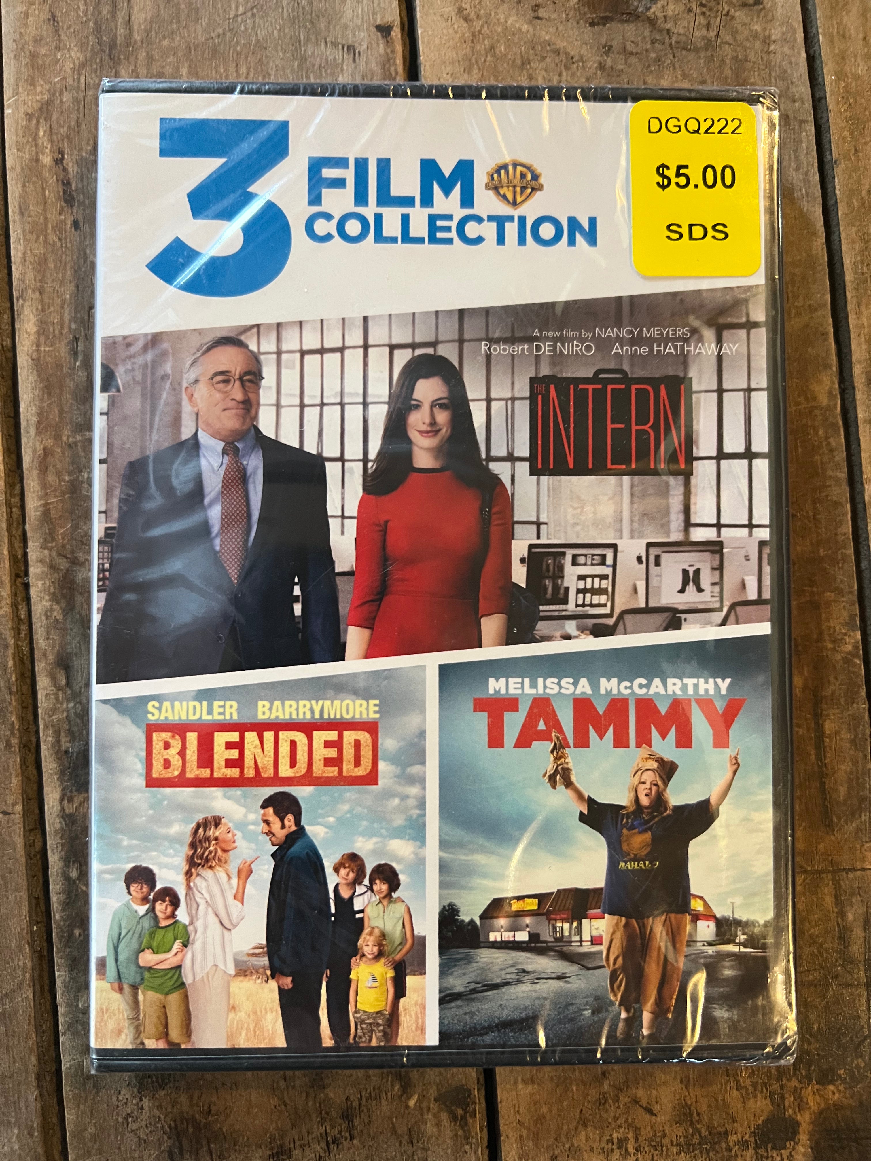 The Intern / Blended / Tammy ( DVD 3 Film Collection ) - New Sealed