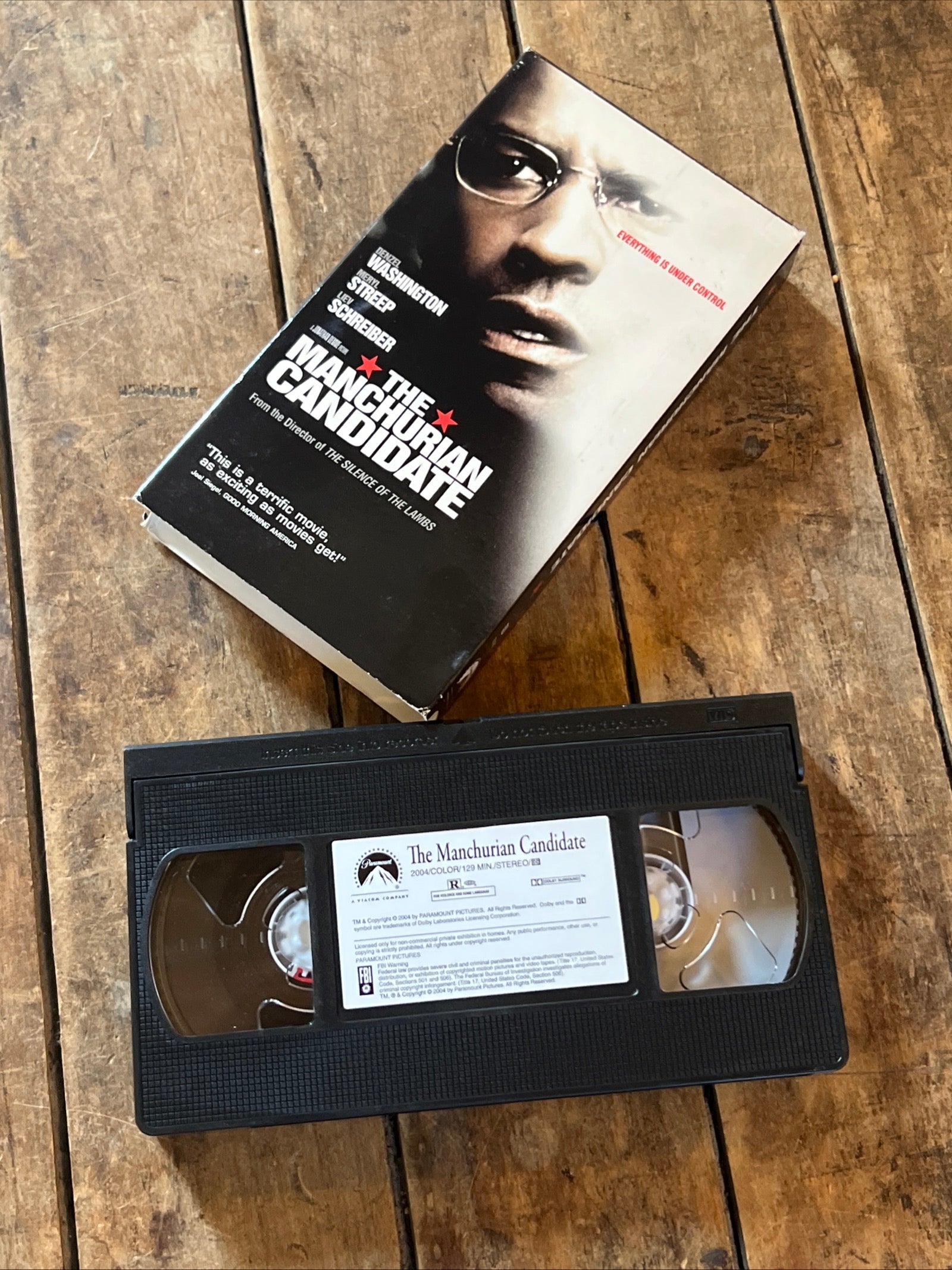 The Manchurian Candidate ( VHS 2004 ) War / Thriller [R]