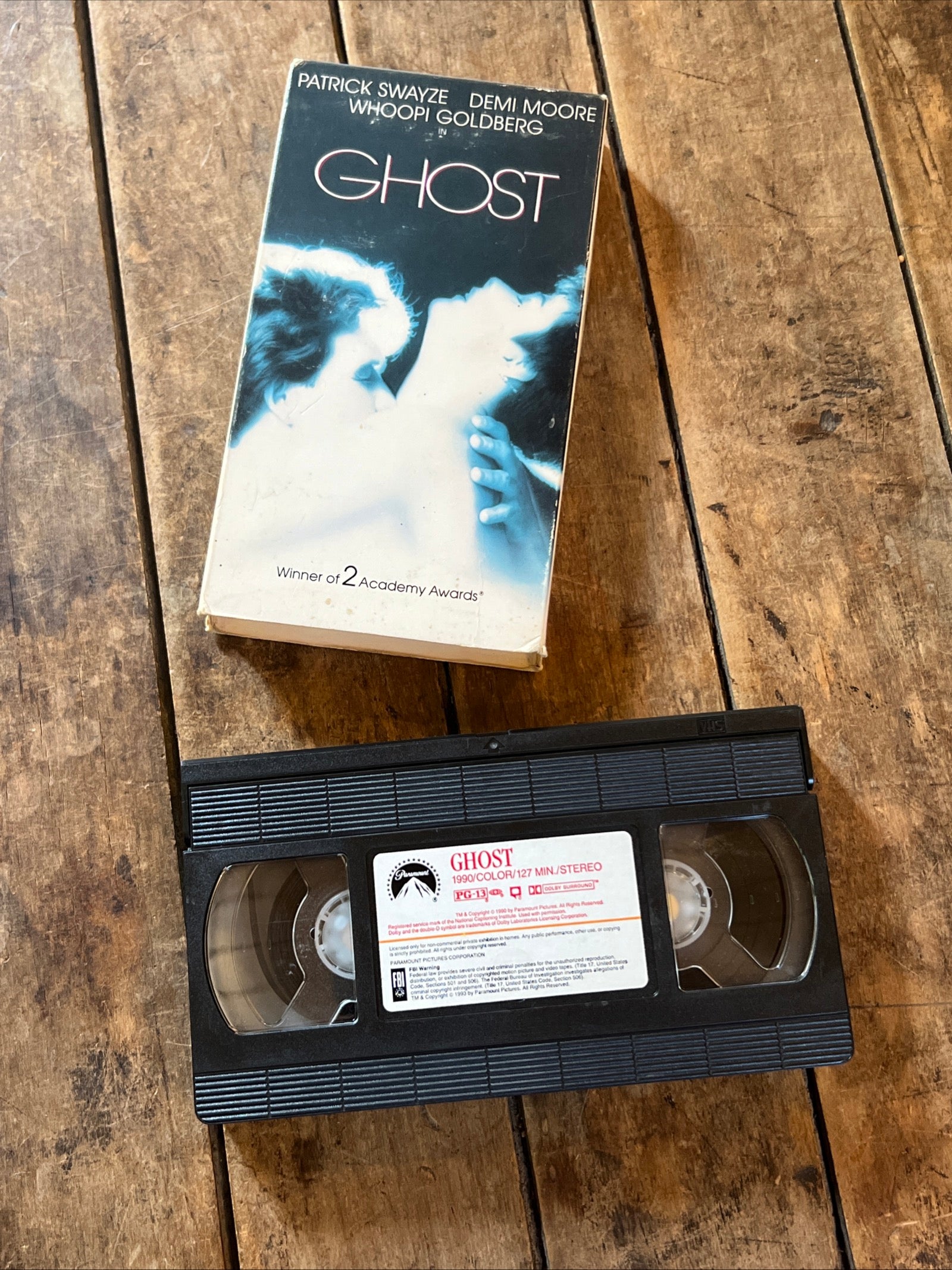GHOST ( VHS 1990 ) Romance / Thriller [PG-13]
