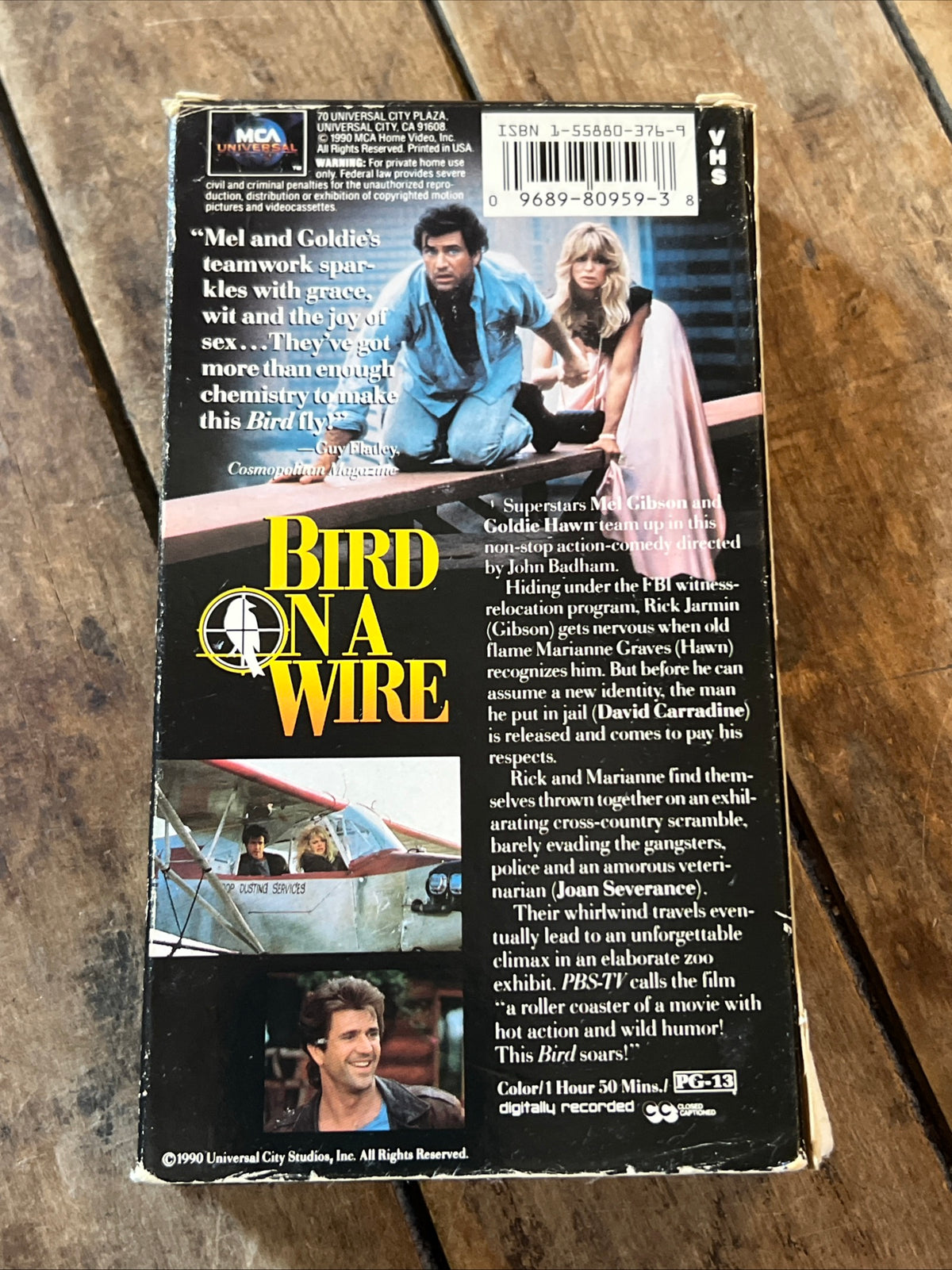 Bird On A Wire ( VHS 1990 ) Comedy/ Action[PG-13]