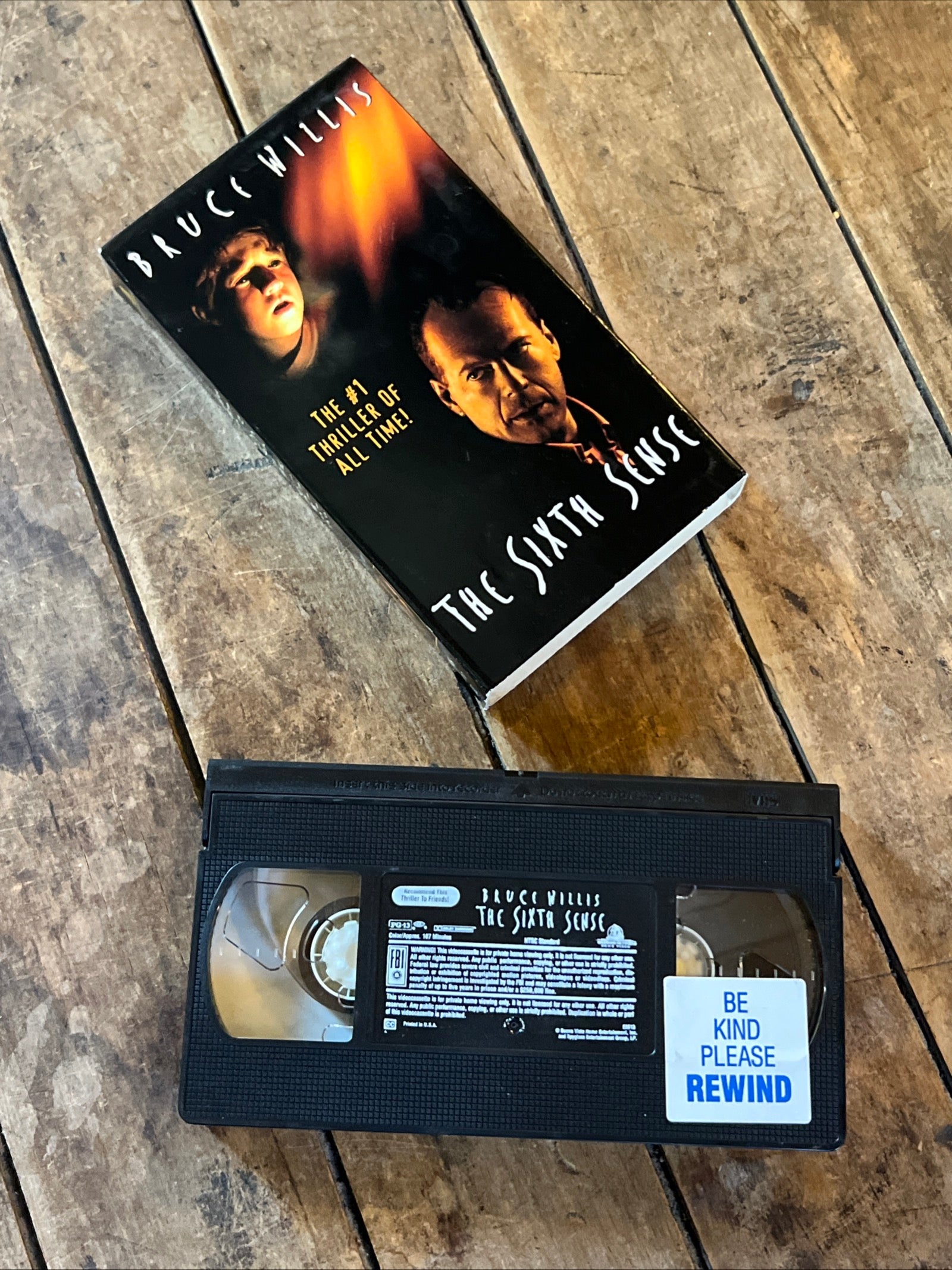 The Sixth Sense ( VHS 1999 ) Horror / Mystery [PG-13]