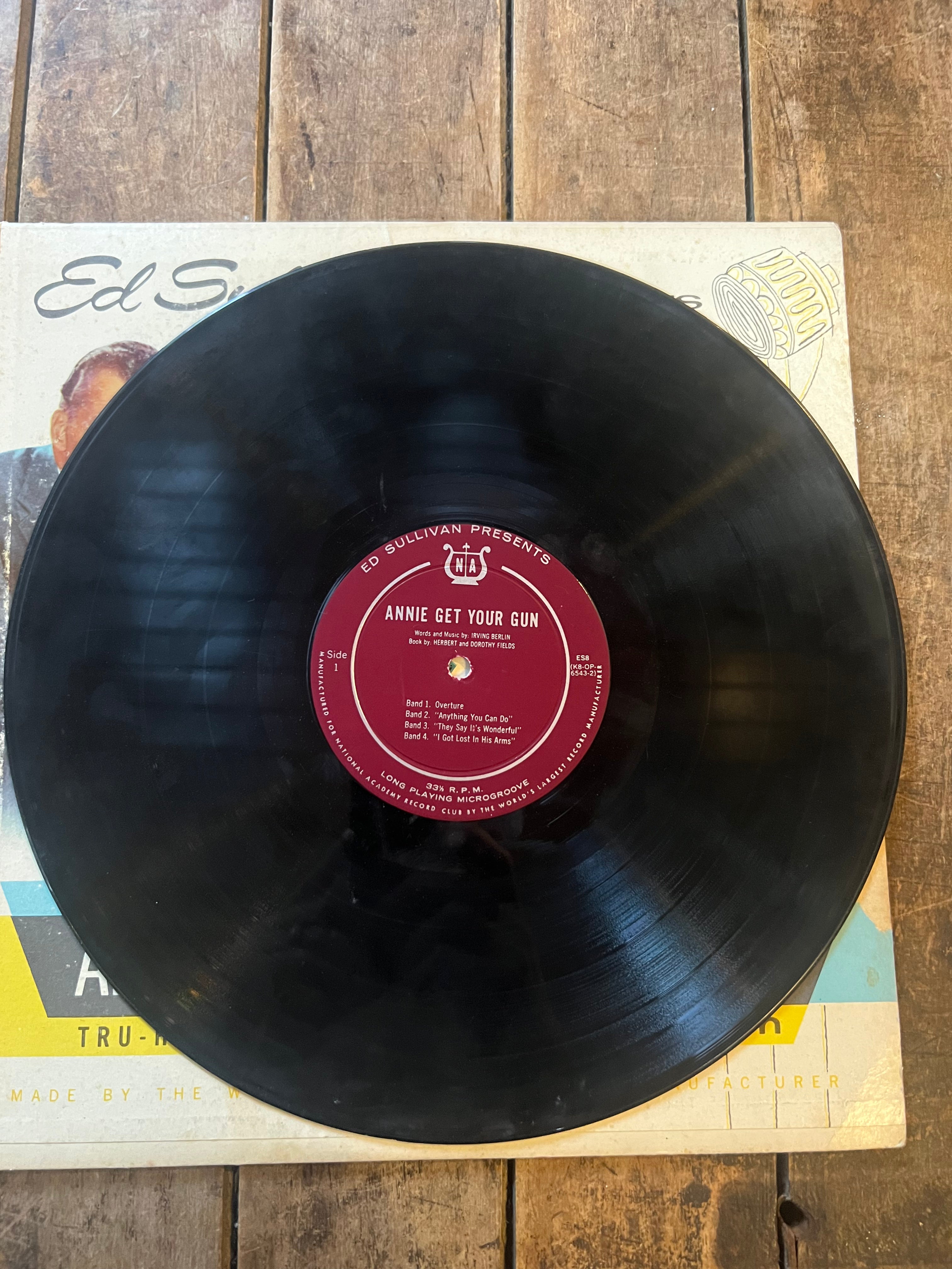 Ed Sullivan Presents - Annie Get Your Gun - 1960 Record - LP Vinyl Album