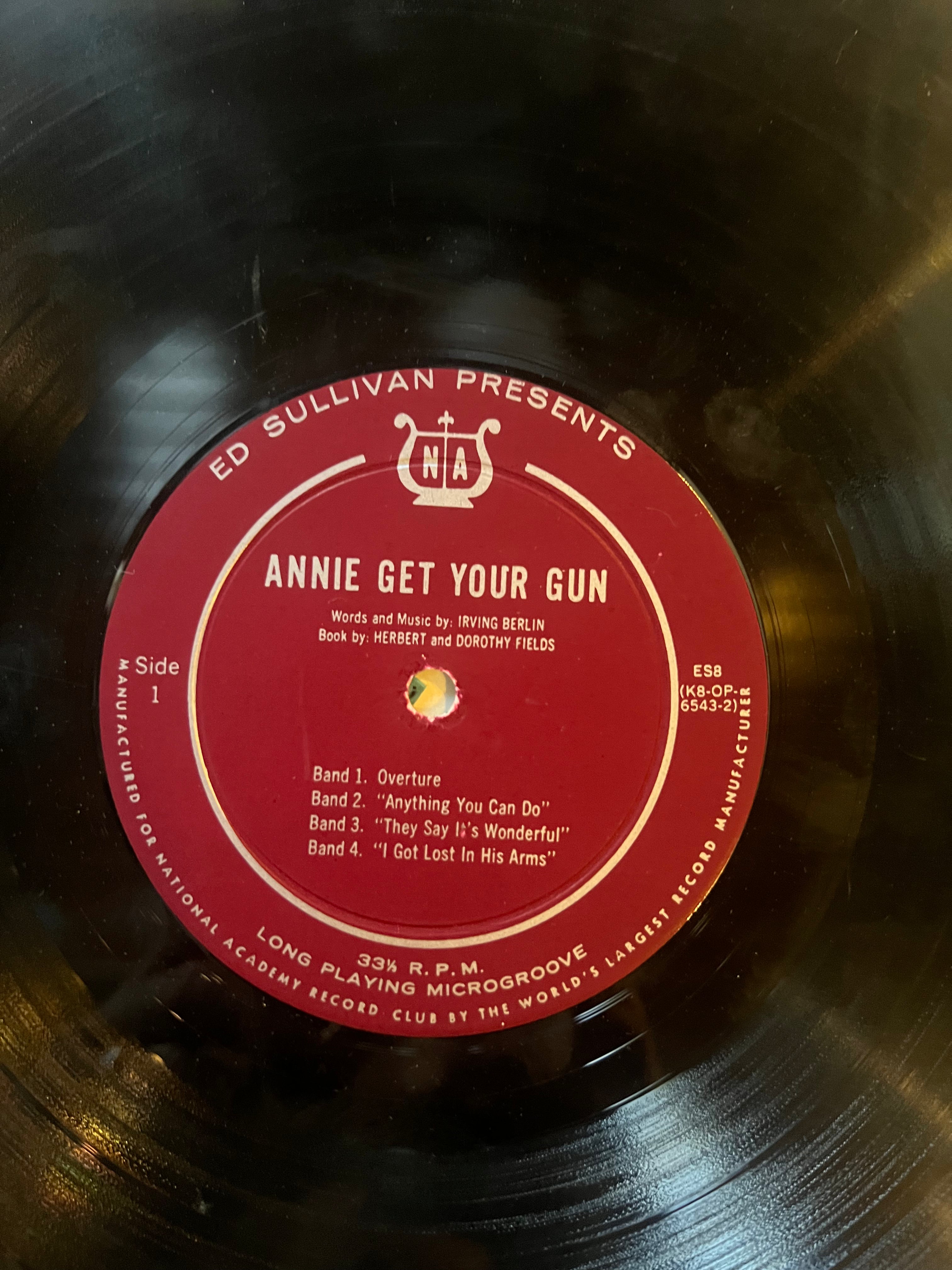 Ed Sullivan Presents - Annie Get Your Gun - 1960 Record - LP Vinyl Album