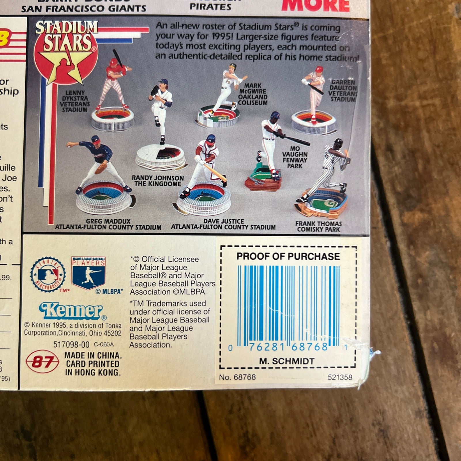 1995 Kenner - Starting Lineup - MLB Philadelphia Phillies MIKE SCHMIDT Action Figure