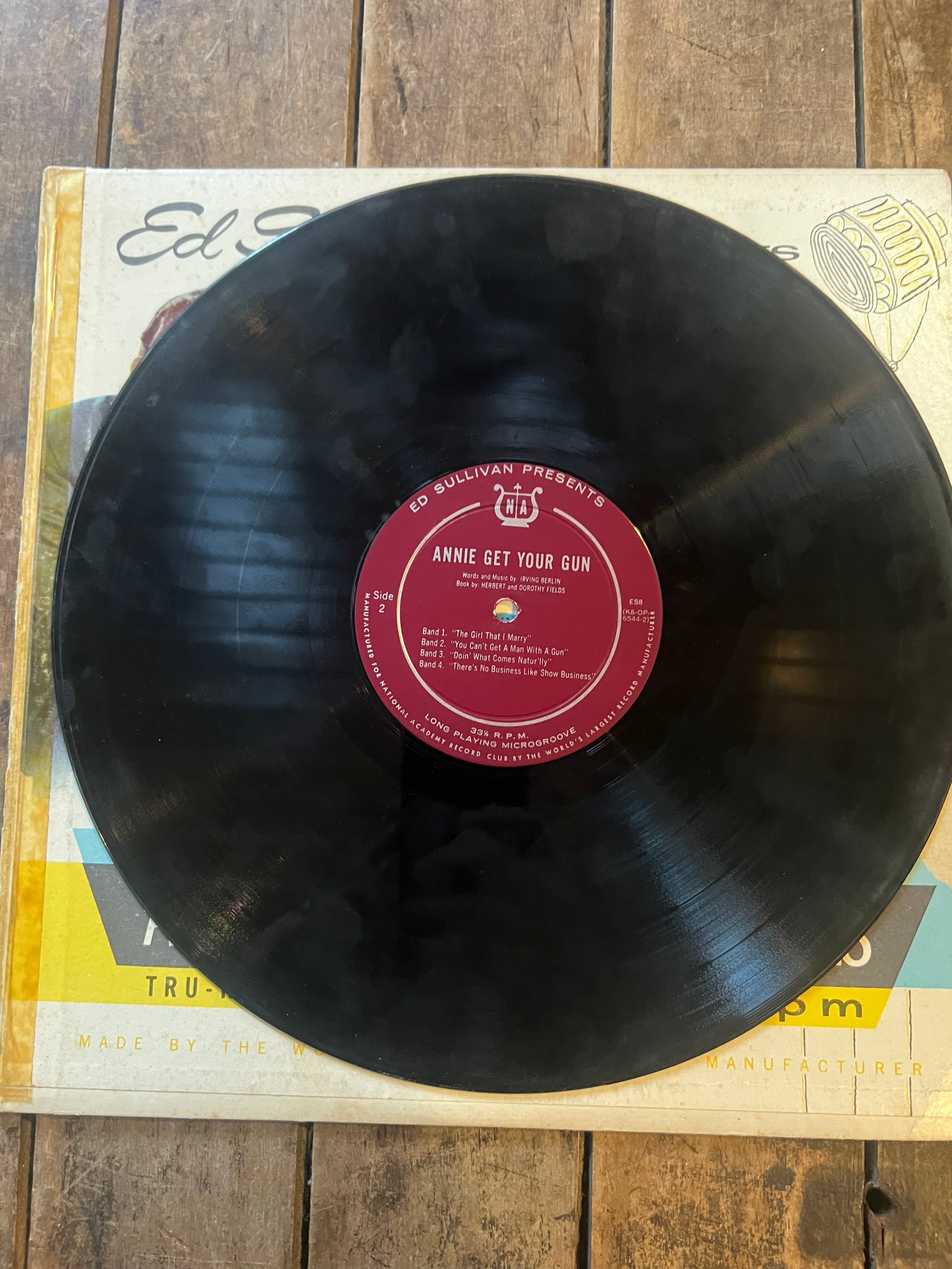 Ed Sullivan Presents - Annie Get Your Gun - 1960 Record - LP Vinyl Album