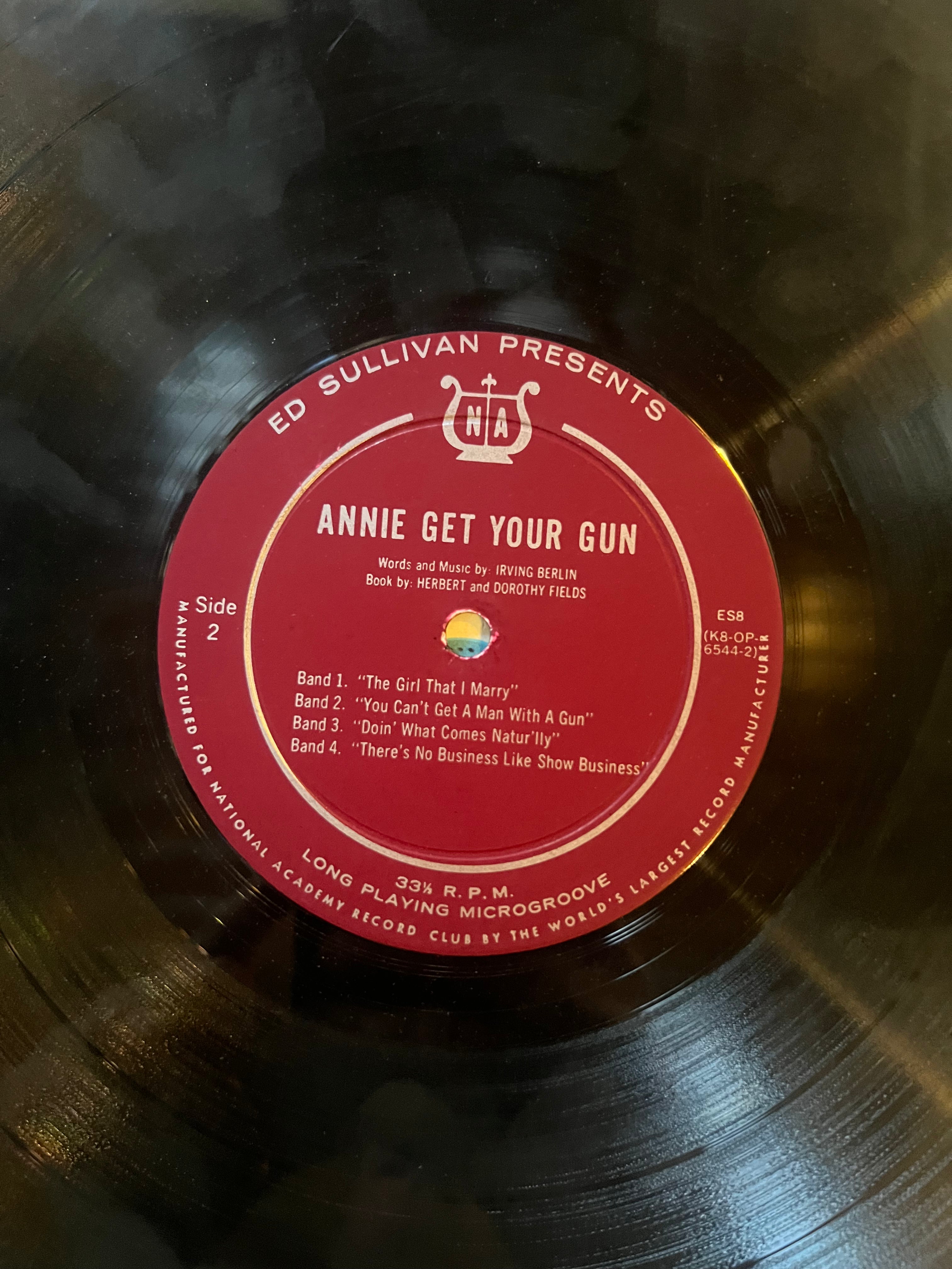 Ed Sullivan Presents - Annie Get Your Gun - 1960 Record - LP Vinyl Album