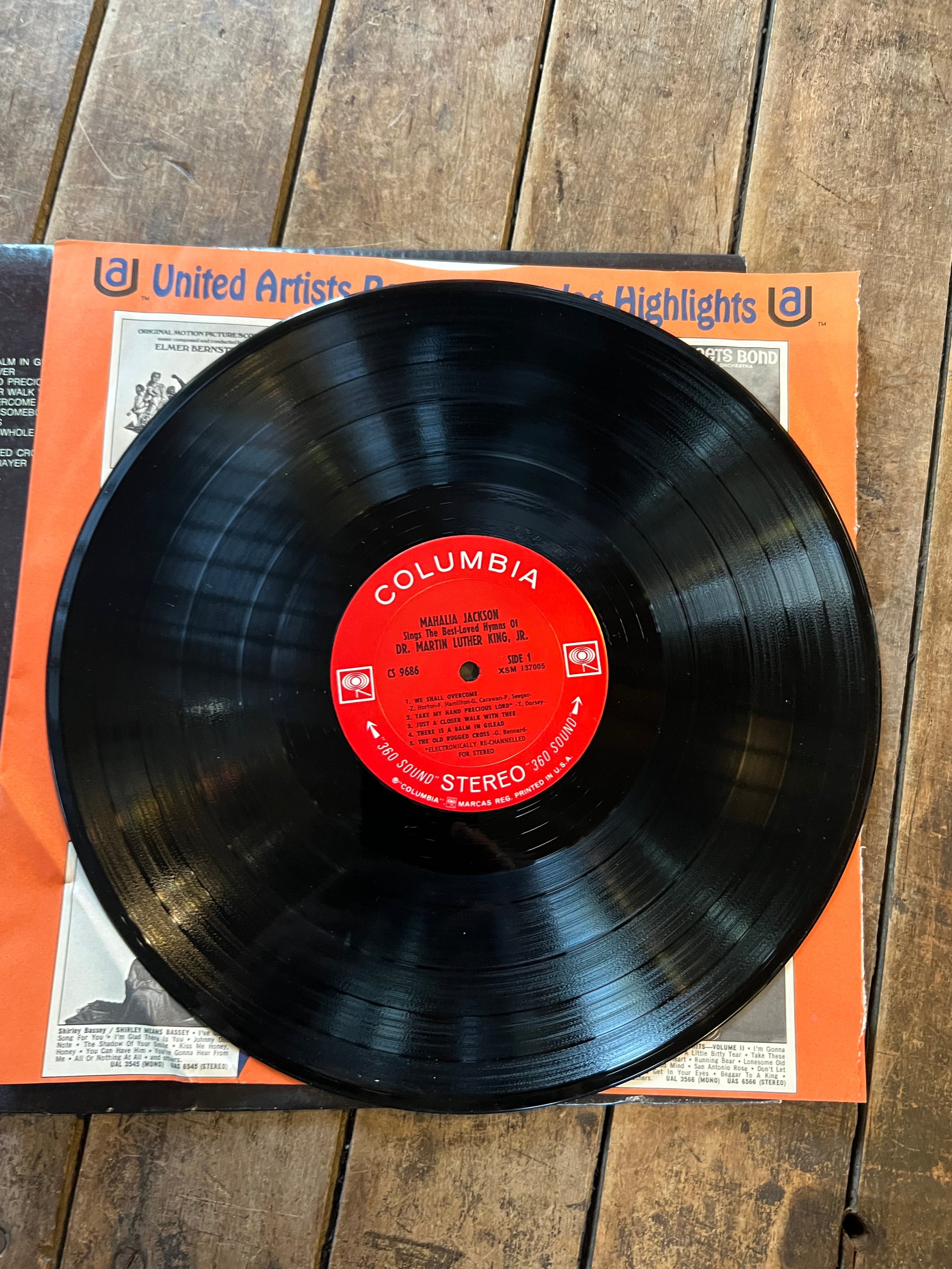Mahalia Jackson - sings The Best Loved Hymns of Dr. Martin Luther King Jr. - 1958 LP Vinyl Album