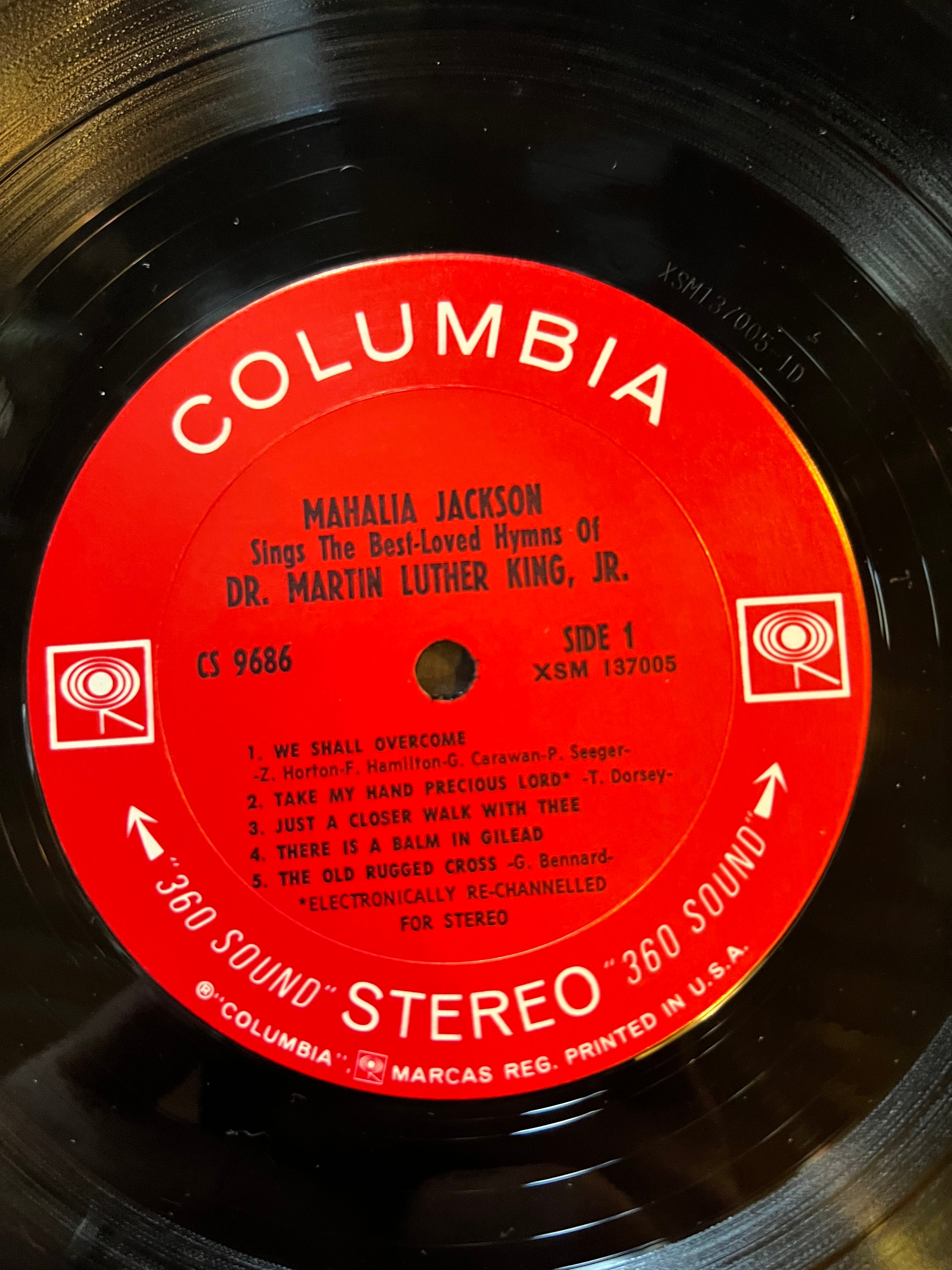Mahalia Jackson - sings The Best Loved Hymns of Dr. Martin Luther King Jr. - 1958 LP Vinyl Album