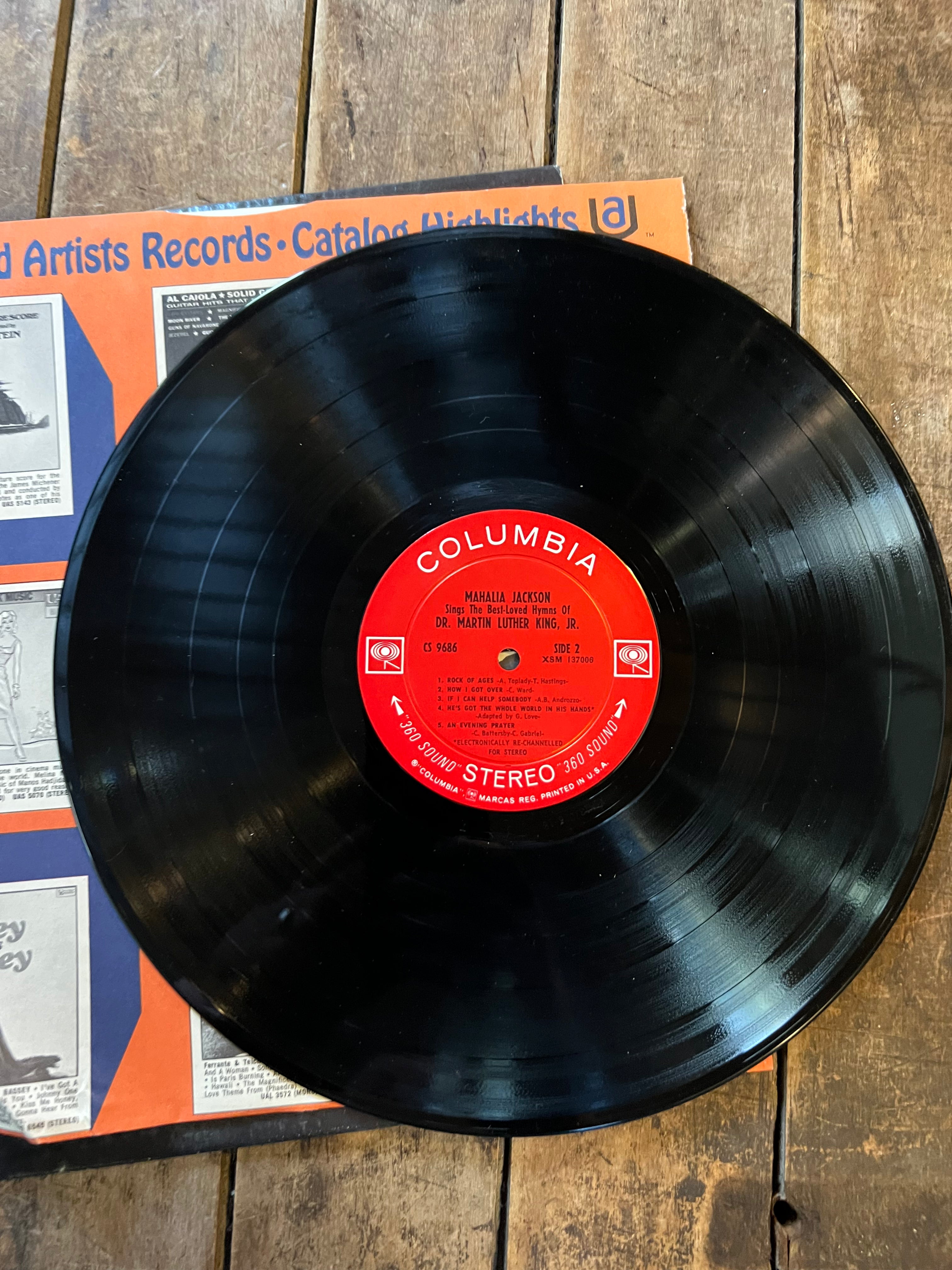 Mahalia Jackson - sings The Best Loved Hymns of Dr. Martin Luther King Jr. - 1958 LP Vinyl Album