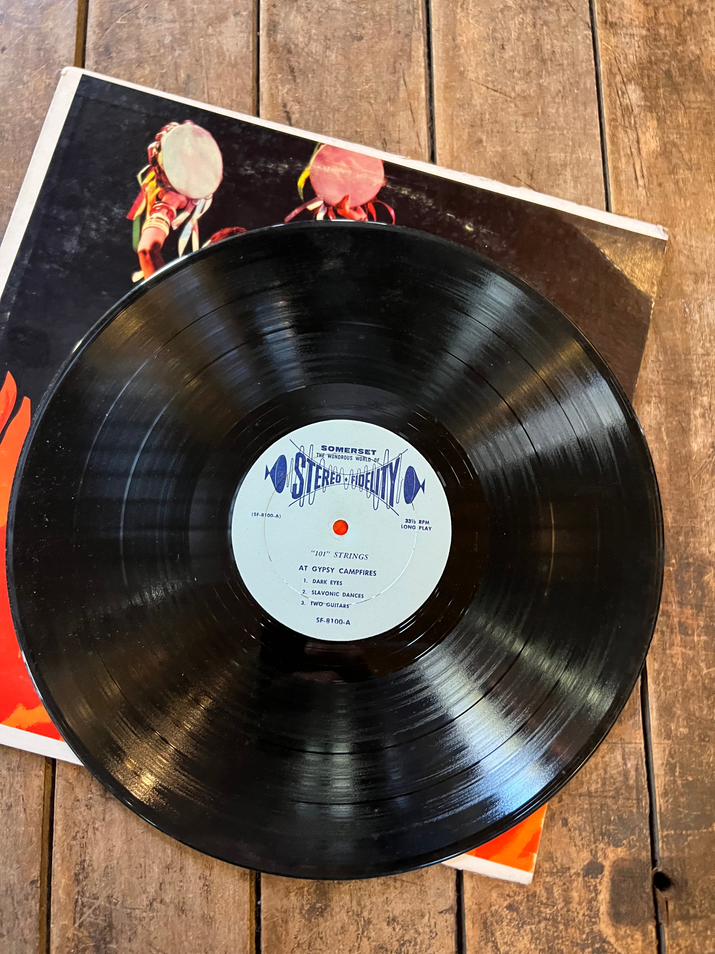101 Strings - Gypsy Campfires - 1958 Record - LP Vinyl Album