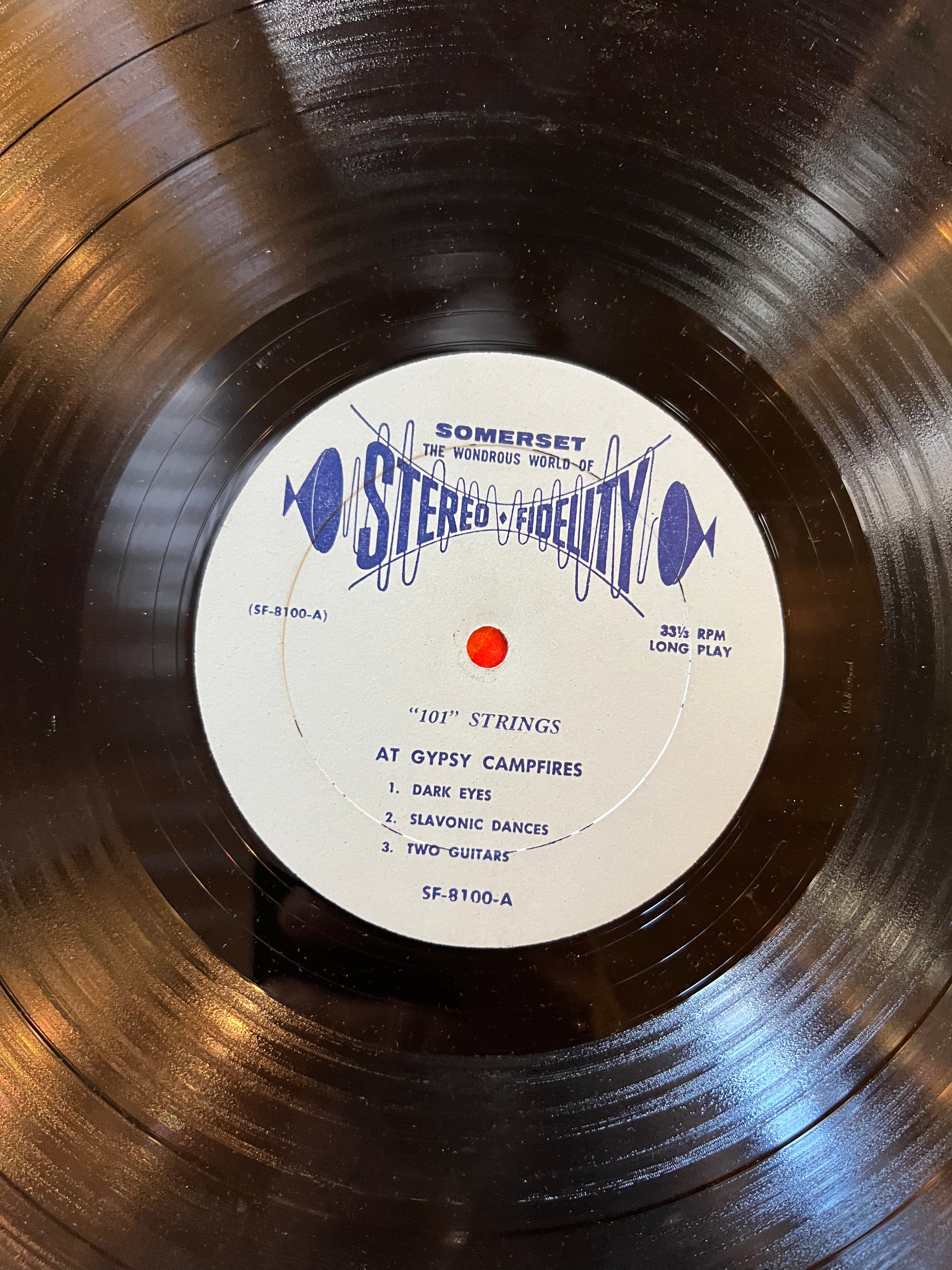 101 Strings - Gypsy Campfires - 1958 Record - LP Vinyl Album