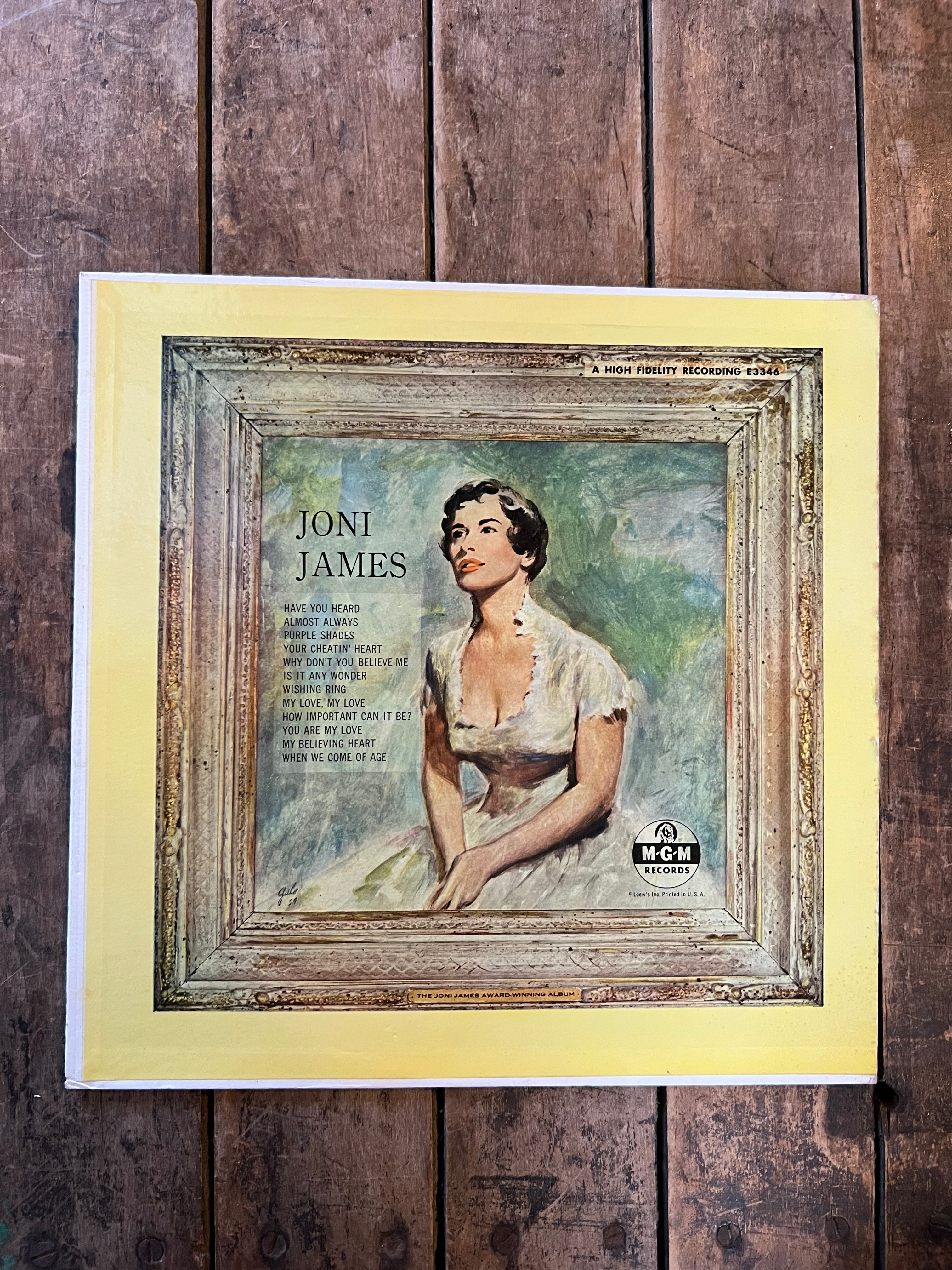 Joni James - Award Winning Album - 1954 MGM Record - LP Vinyl Album