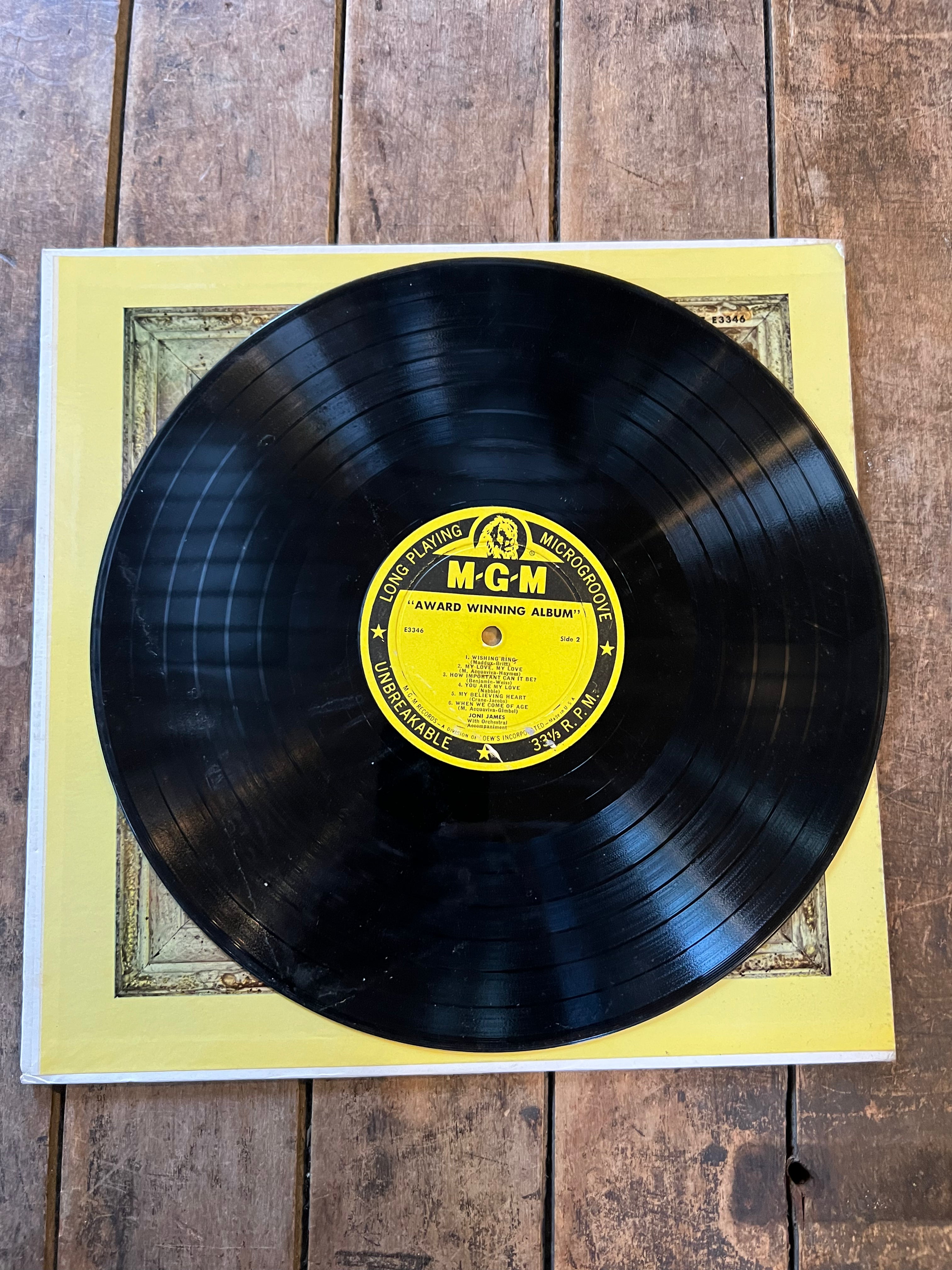 Joni James - Award Winning Album - 1954 MGM Record - LP Vinyl Album