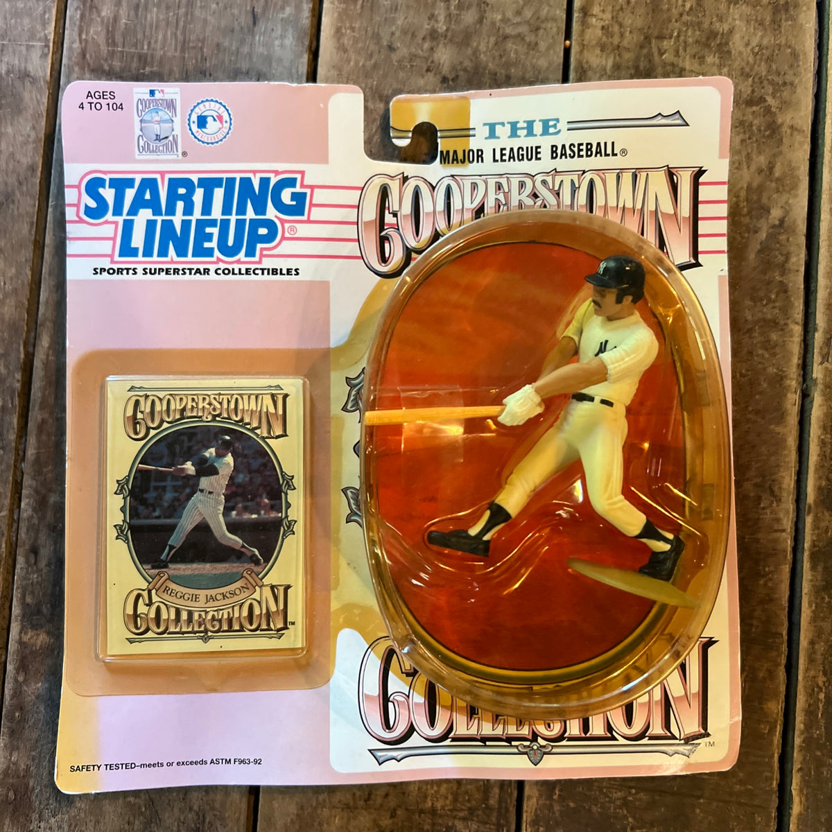 1994 Kenner Starting Lineup - The All New Cooperstown Collection MLB New York Yankees Reggie Jackson Action Figure