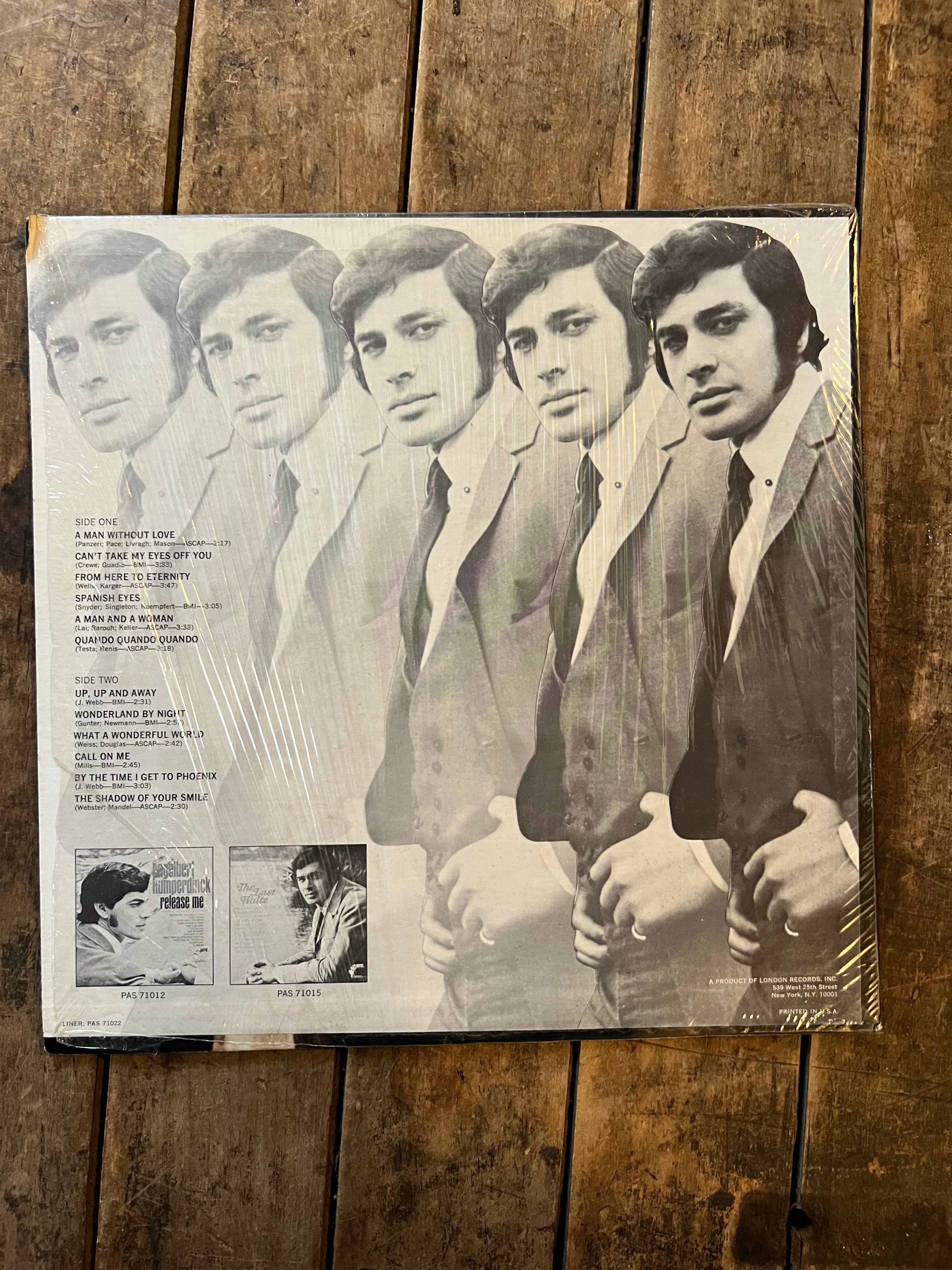 Engelbert Humperdinck - A Man Without Love - 1968 Record - LP Vinyl Album