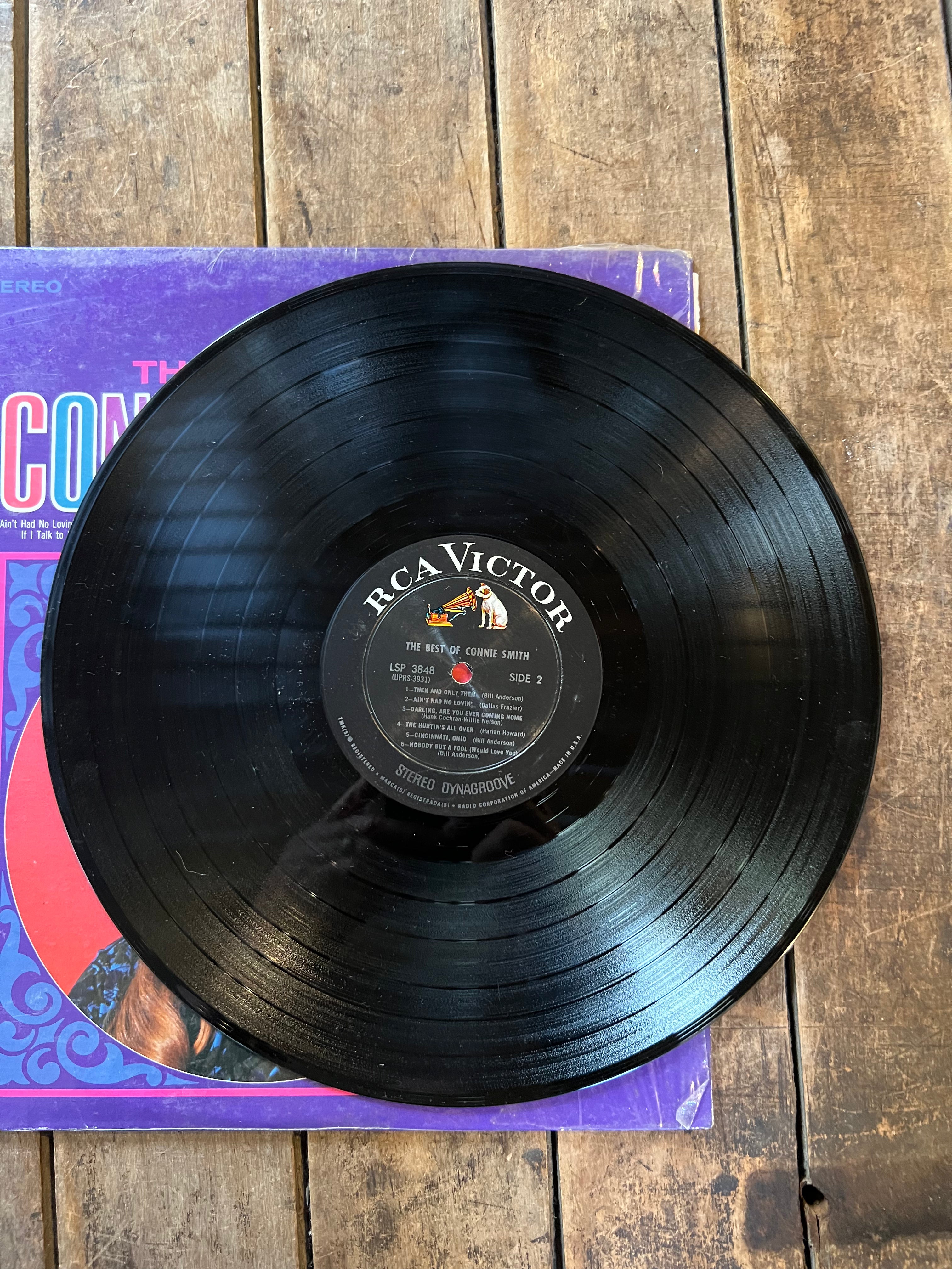 The Best Of Connie Smith - 1967 RCA Victor Record - LP Vinyl Country Album