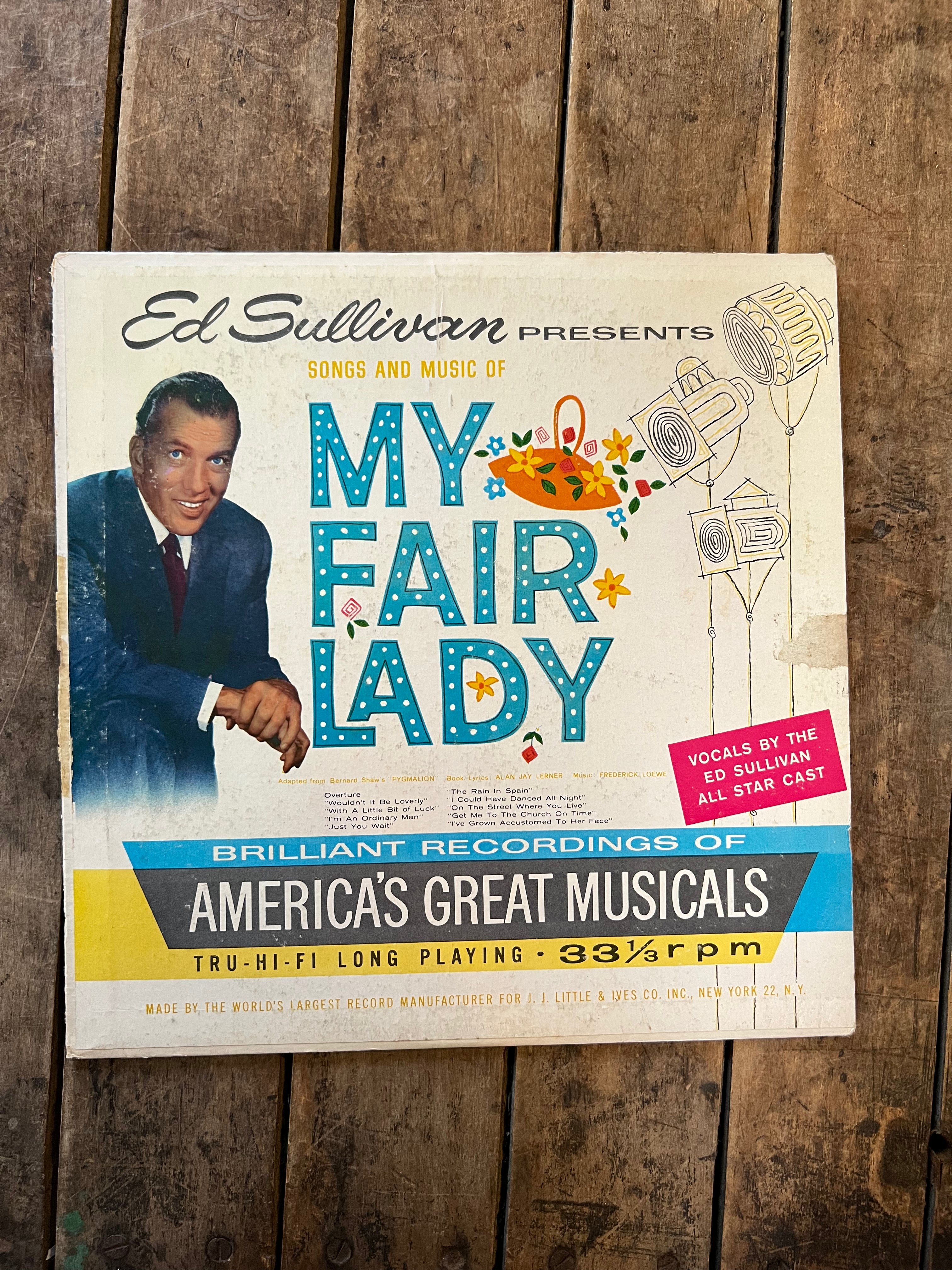 Ed Sullivan Presents -My Fair Lady - 1960 Record - LP Vinyl Album